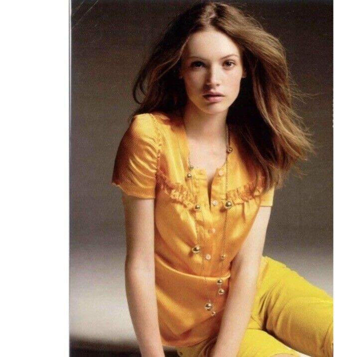 J.Crew J Crew 4 Golden Yellow Silk Hammered Ruffle Top Preppy Twee Size S / US 4 / IT 40 - 7 Thumbnail