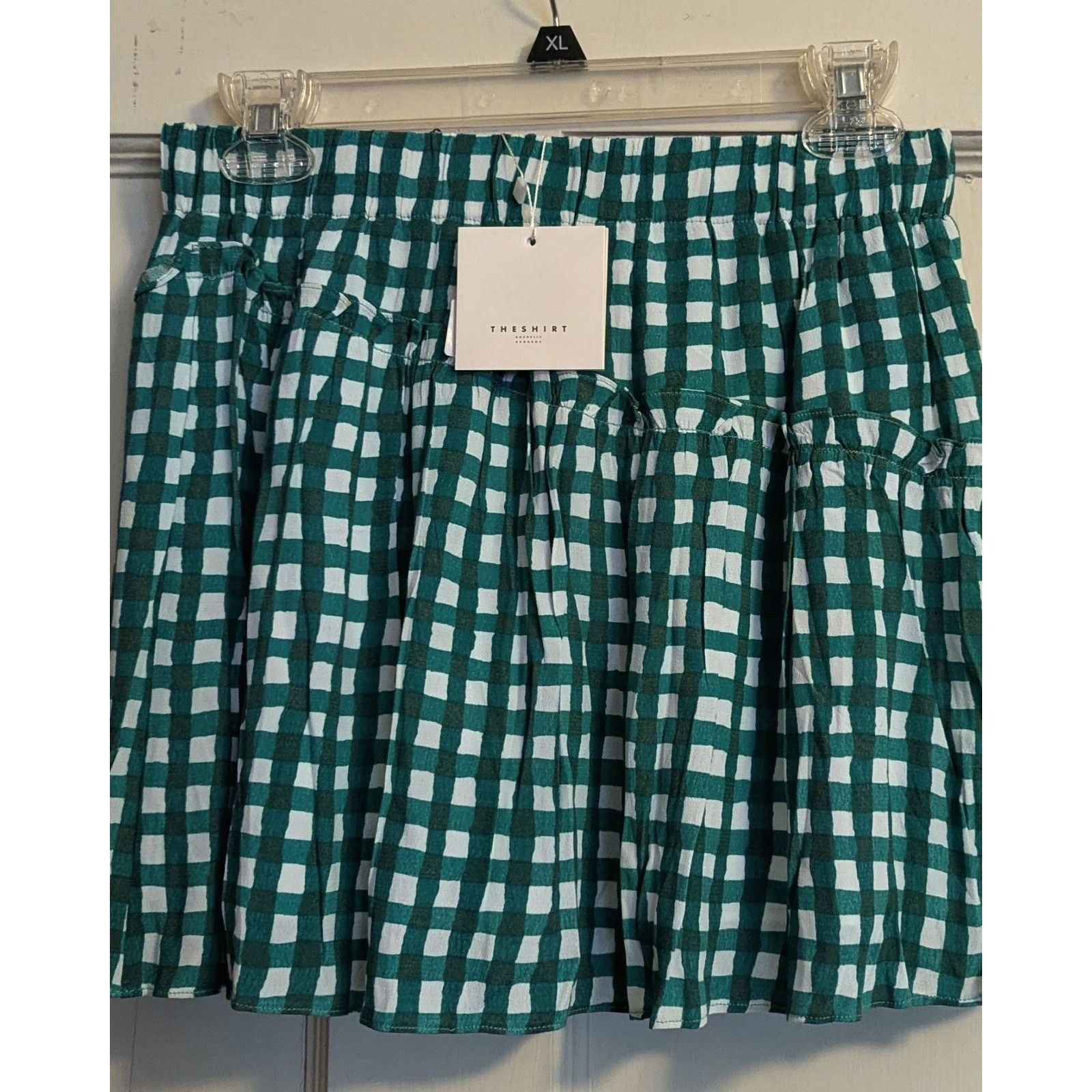 Other The Shirt by Rochelle Behrens - Gingham Mini Skirt Size 26" / US 2 / IT 38 - 2 Thumbnail