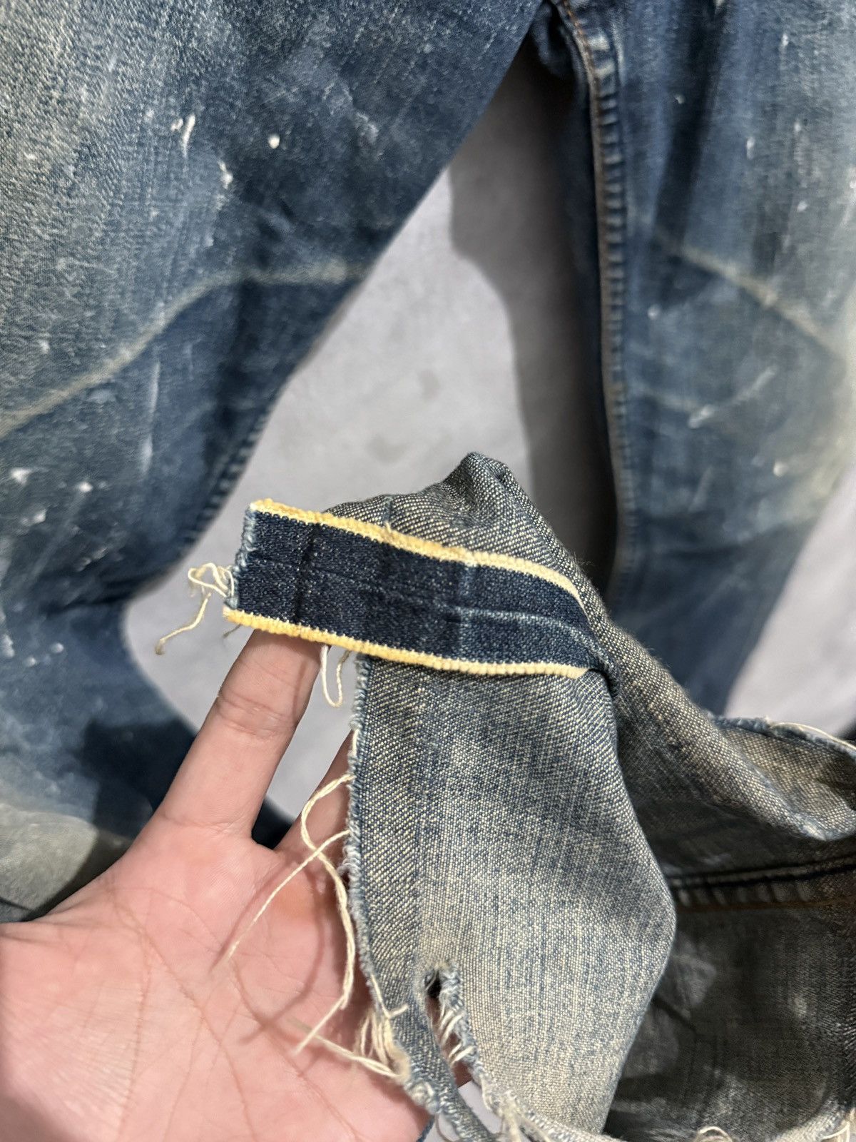 Levi's Vintage Clothing Rare Vintage Levi’s 503 XX Redline Selvedge Jeans Size US 29 - 5 Thumbnail