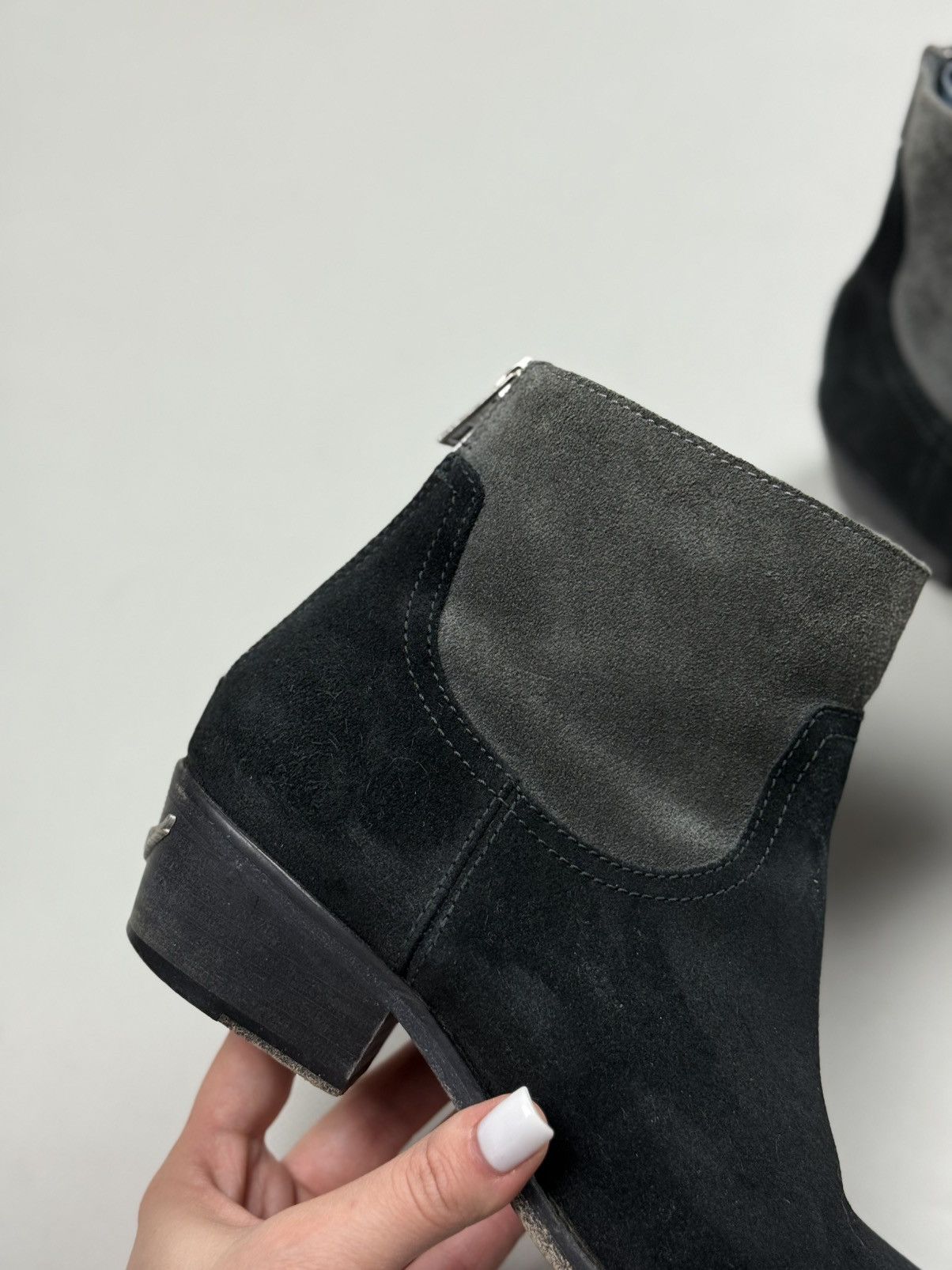 Zadig & Voltaire Zadig & Voltaire Ladies Suede Ankle Zip Biker Boots Shoes Size US 7 / IT 37 - 5 Thumbnail