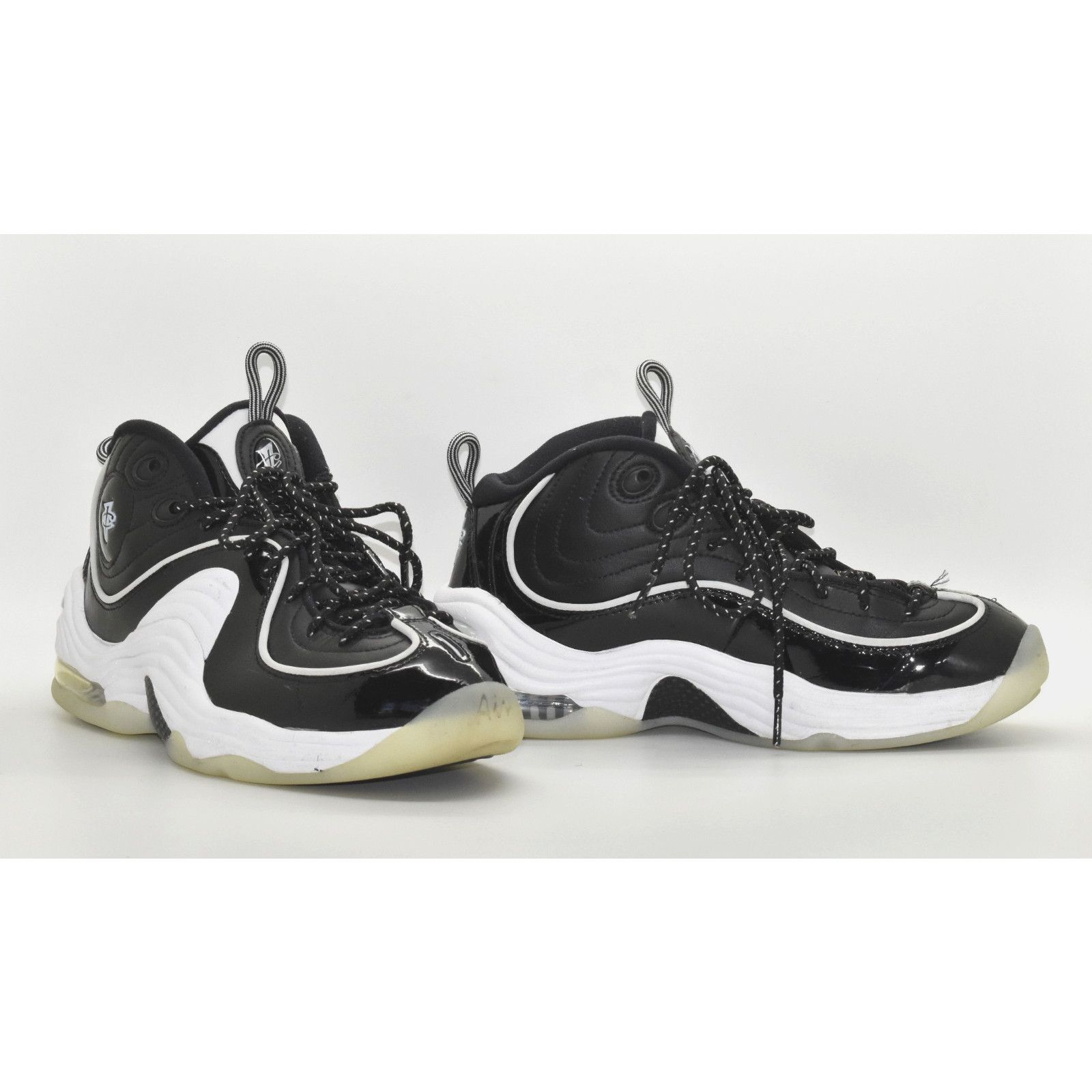 Nike NIKE AIR Penny 2 Black/White Patent Shoes DV0817-001 Sz 5.5 Size US 5.5 / EU 38 - 1 Thumbnail