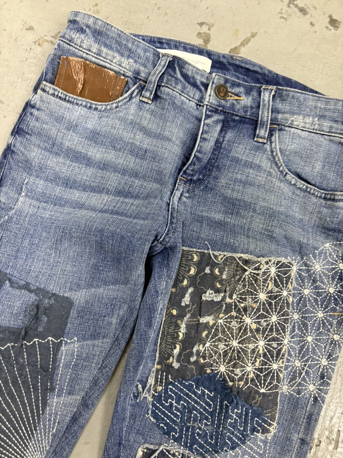Kapital Kapital Kountry Inspired sashiko patchwork distressed Jeans Size US 28 / EU 44 - 7 Thumbnail