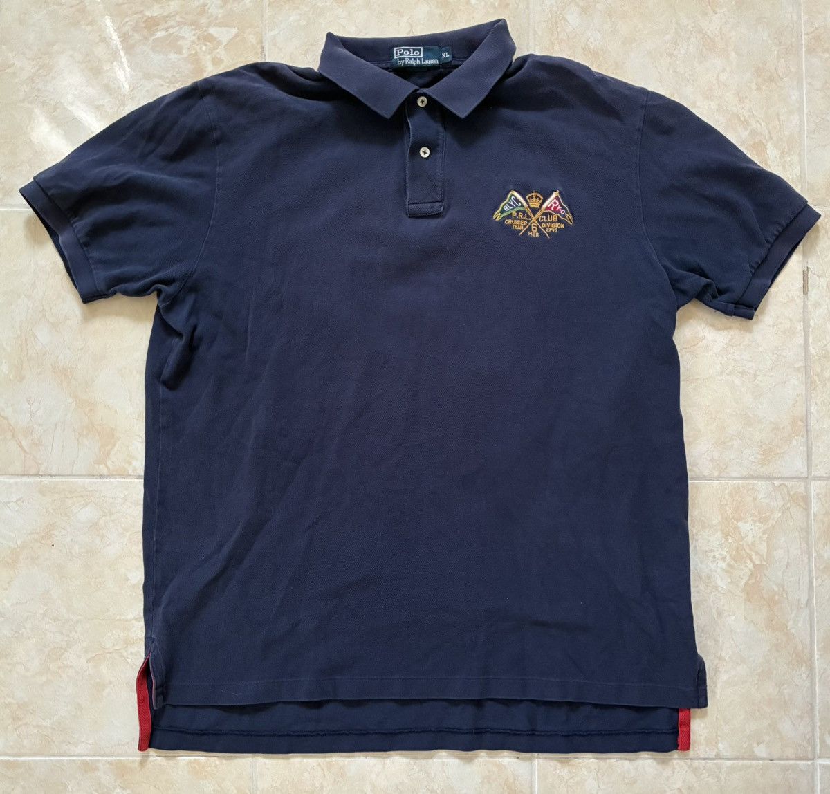 Polo Ralph Lauren RARE Vintage Ralph Lauren Patchwork Polo Size US XL / EU 56 / 4 - 2 Thumbnail