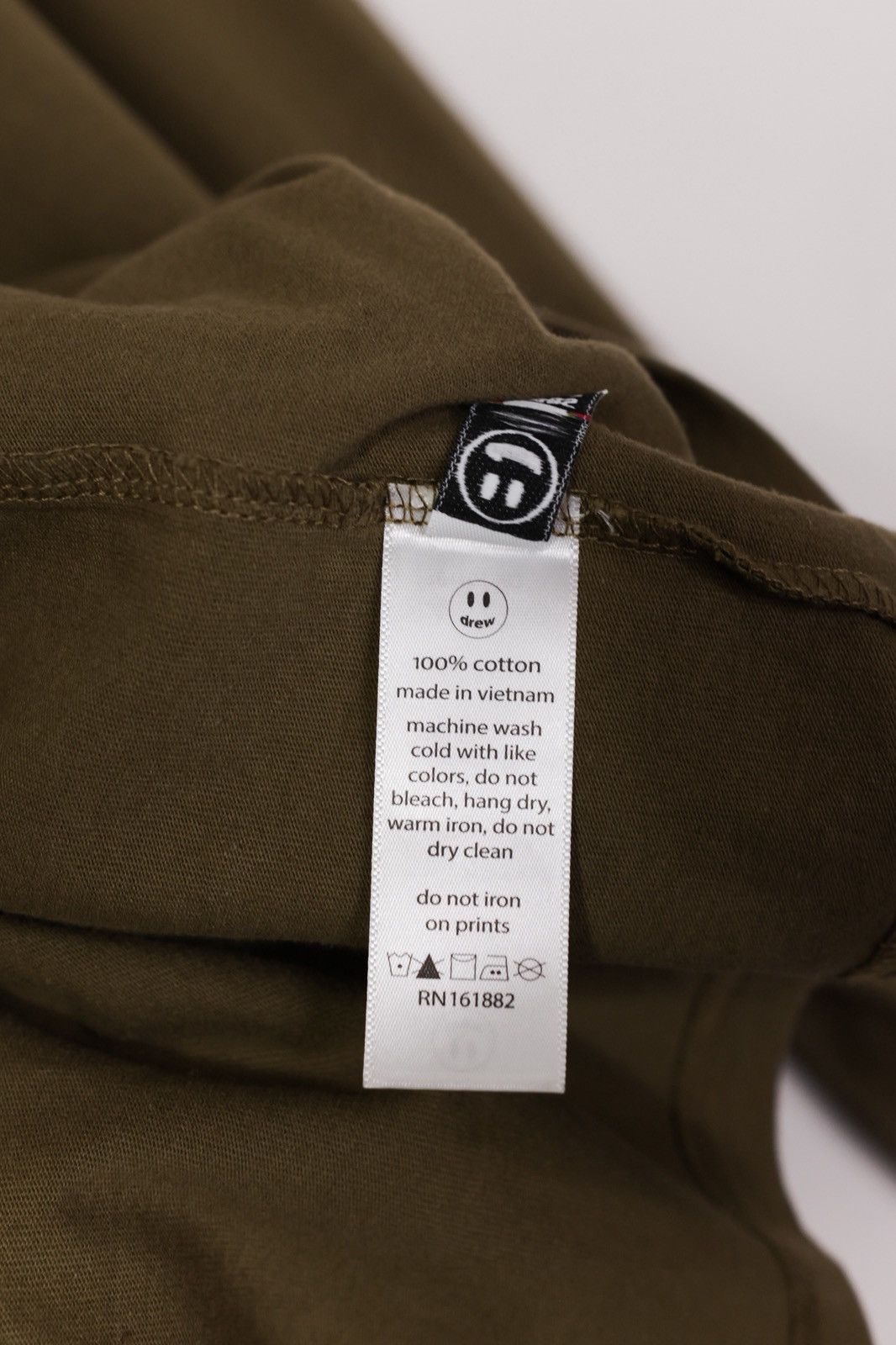 Drew House × Justin Bieber Drew House L/S Pocket Tee - Olive Green Size US L / EU 52-54 / 3 - 5 Thumbnail