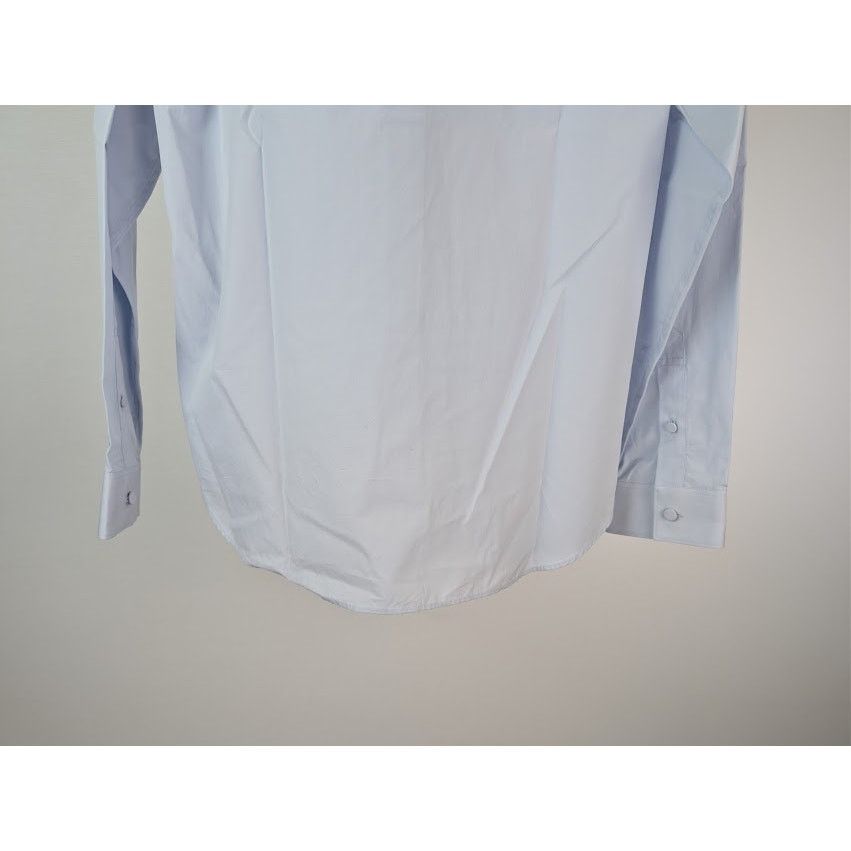 Gucci o1rshd1 Piece Dyed Popeline Boxy Shirt in Baby Blue / Mix Size US M / EU 48-50 / 2 - 13 Thumbnail