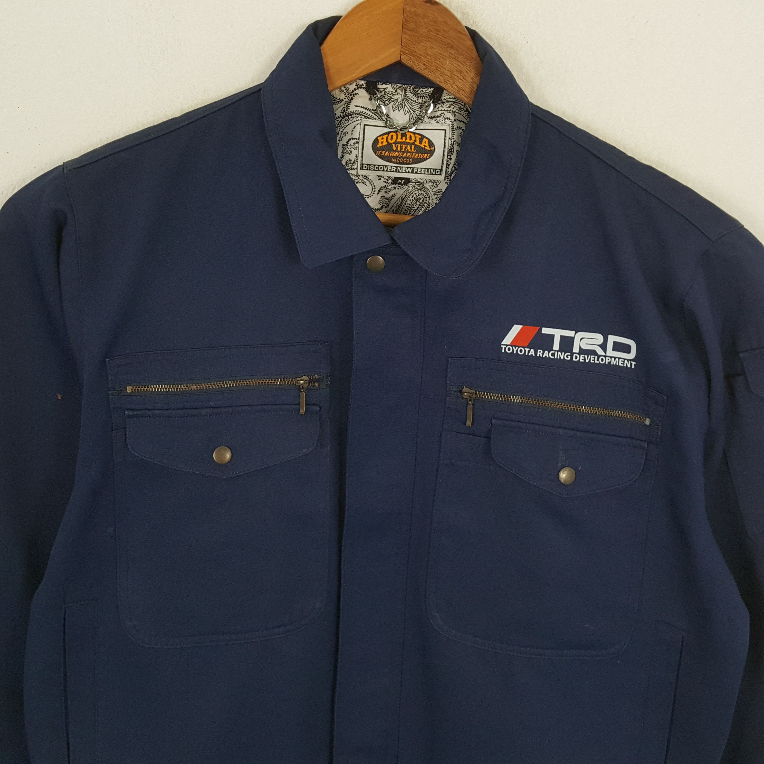 Japanese Brand × Vintage Vintage TRD TOYOTA RACING Japanese Custom Jacket Size US L / EU 52-54 / 3 - 4 Thumbnail