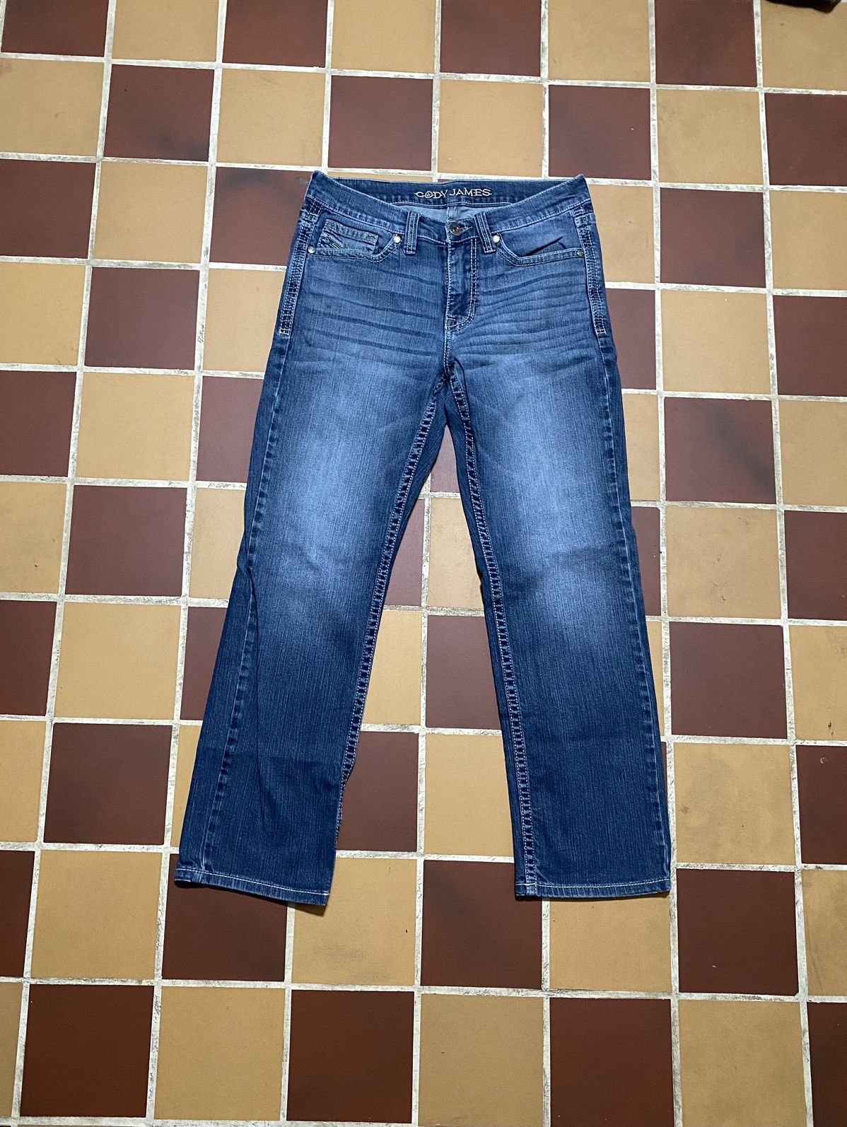 Cody James Cody James Vintage Western Bootcut Cowboy Jeans 31x30 Size US 31 - 3 Thumbnail