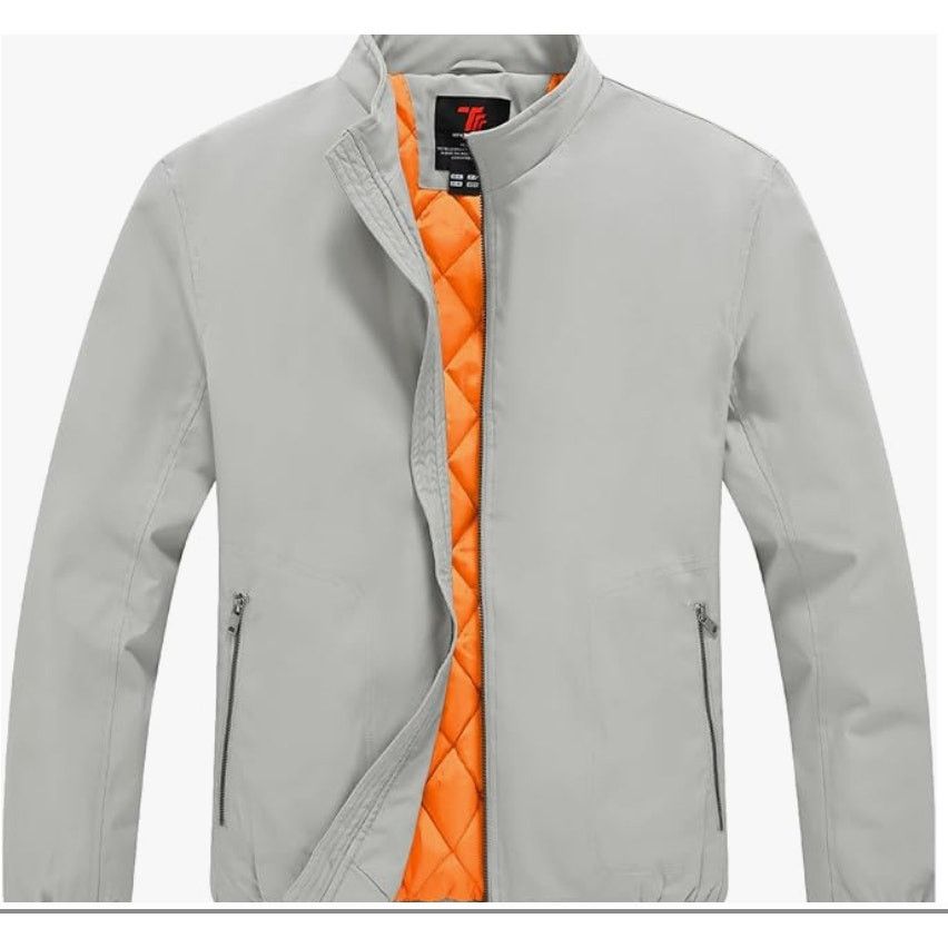 The Unbranded Brand Men's Bomber Jacket Water Resistant Quilted Coat SIZE 3XL Size US XXL / EU 58 / 5 - 1 Thumbnail