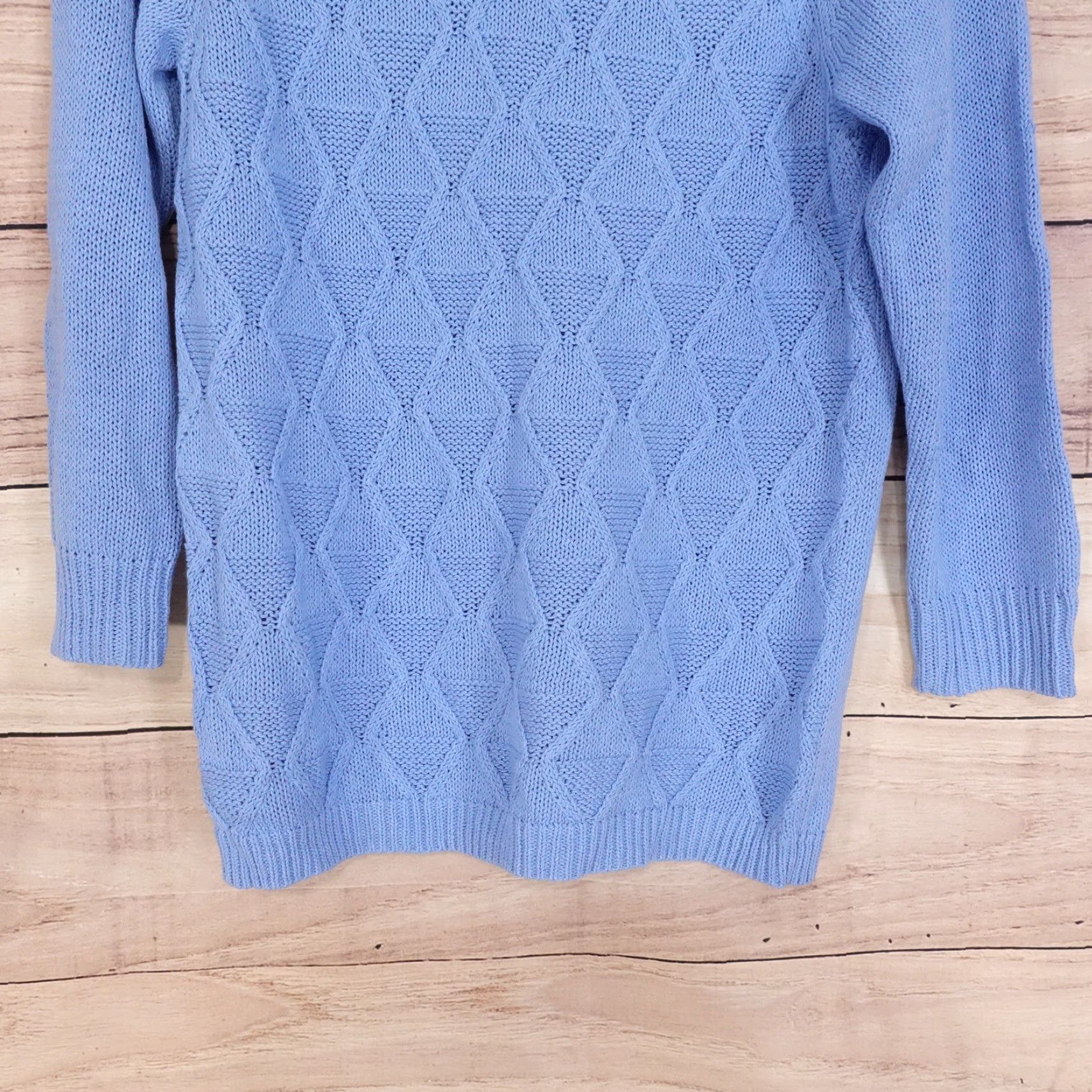 Croft & Barrow CROFT & BARROW Sweater Womens Small Blue Long Sleeve Pullover Sweater Size S / US 4 / IT 40 - 3 Thumbnail