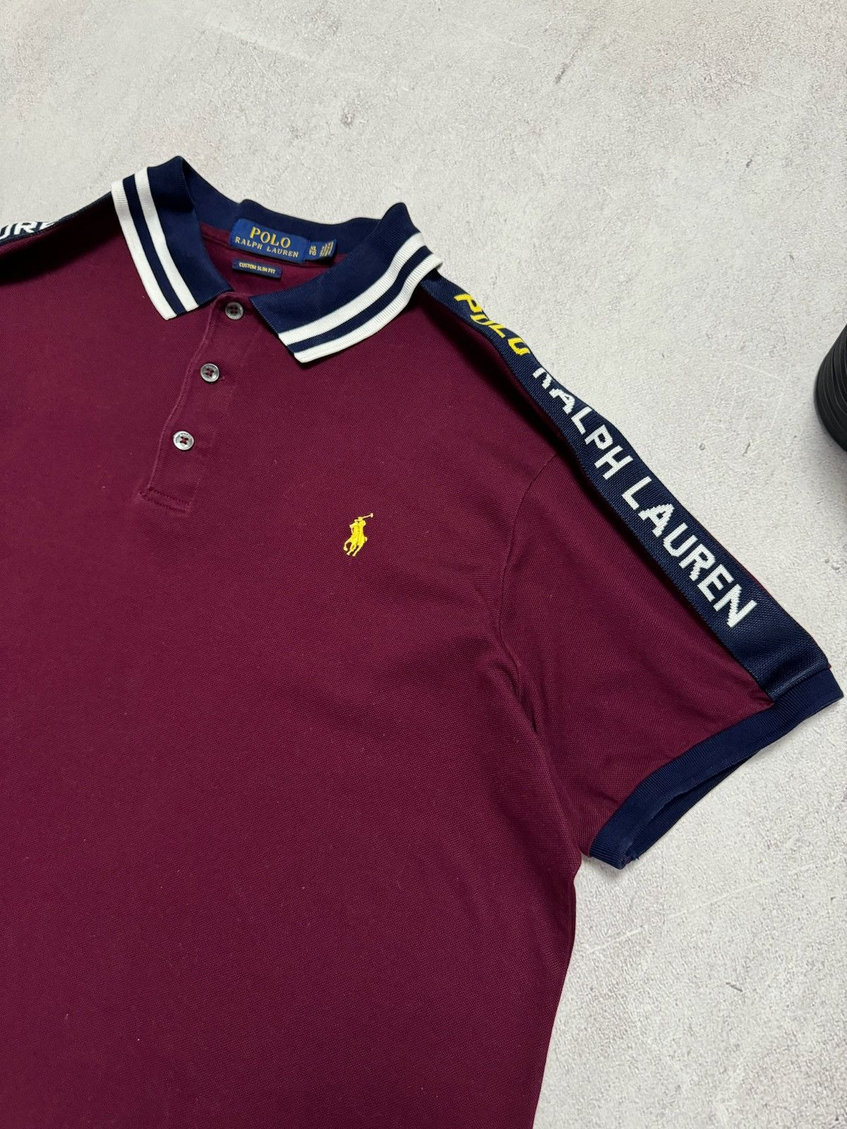 Polo Ralph Lauren × Vintage Polo Ralph Lauren Polo T Shirt Rugby Big Logo Mens XL Size Size US XL / EU 56 / 4 - 4 Thumbnail