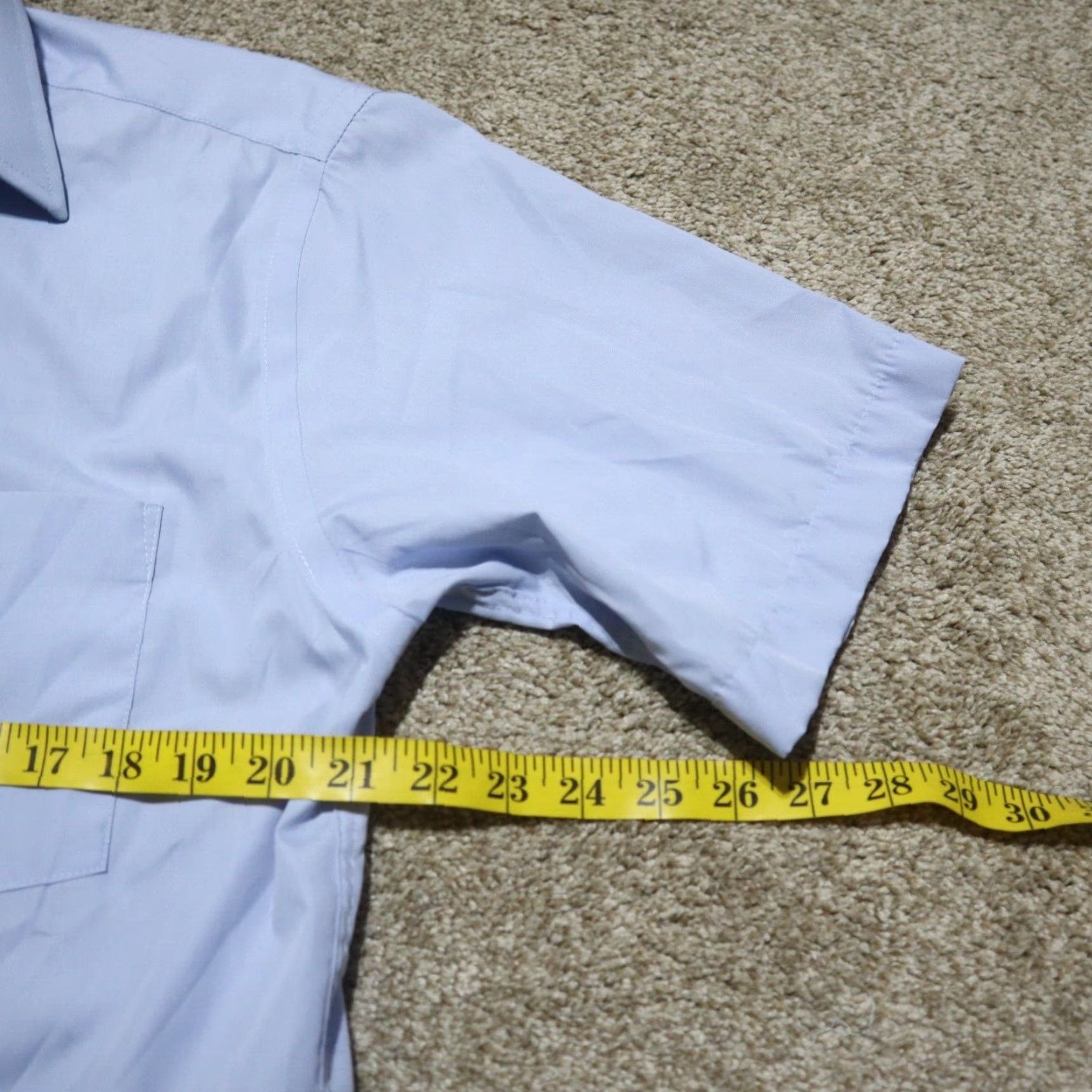 Vintage VINTAGE Puritan Solid Blue Button-Up Shirt Adult Men's M Medium Short Sleeve Collared Size US M / EU 48-50 / 2 - 5 Thumbnail