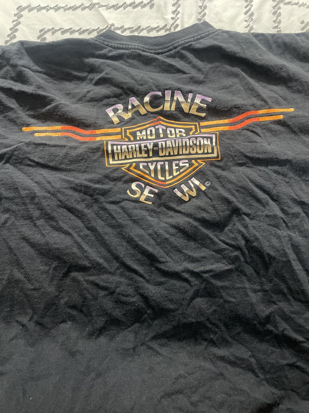 Harley Davidson 1992 Harley Davidson American pride T-shirt Size US XL / EU 56 / 4 - 3 Thumbnail