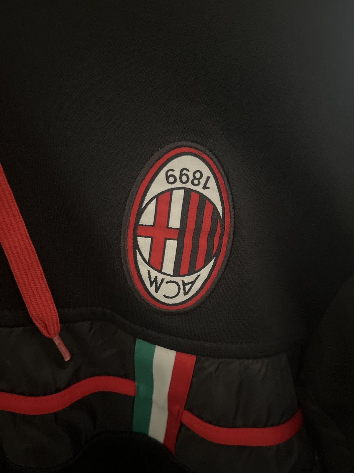 Adidas Adidas AC Milan Full Zip Hoodie/Jacket Size US L / EU 52-54 / 3 - 3 Thumbnail