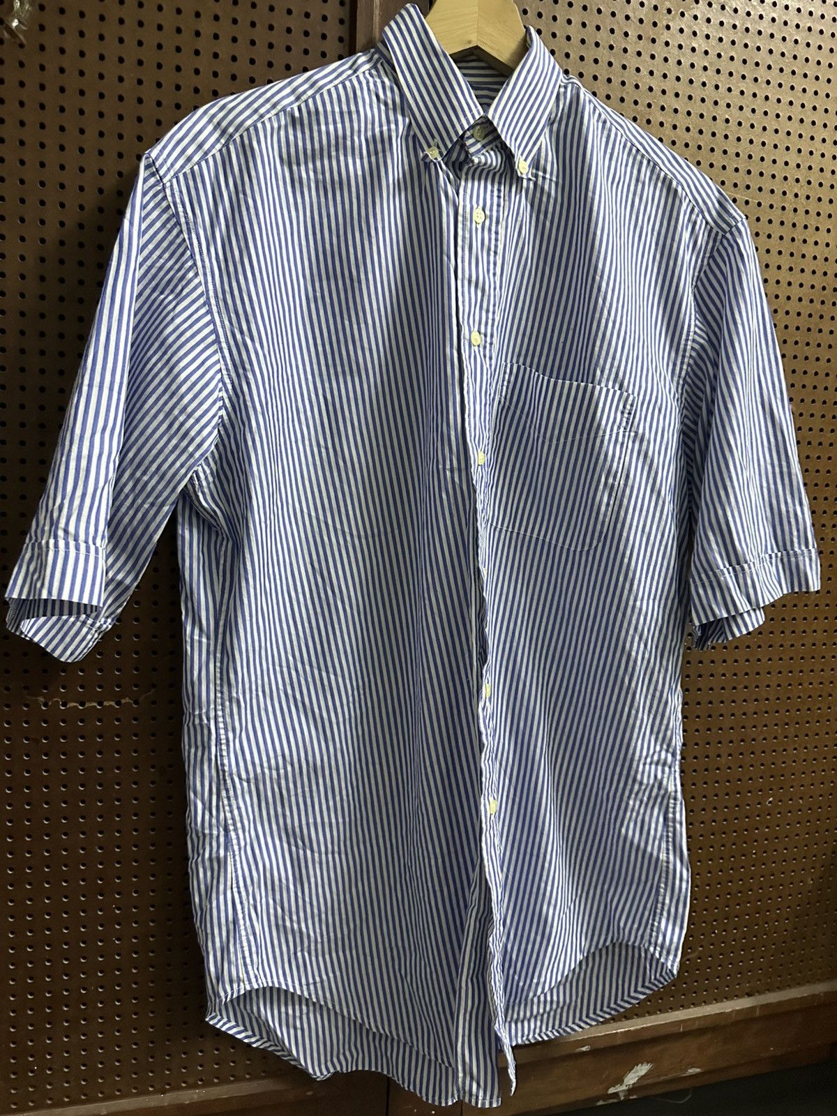Burberry 1990-Burberry 38-15 Made in France Button-Up Size US M / EU 48-50 / 2 - 12 Thumbnail