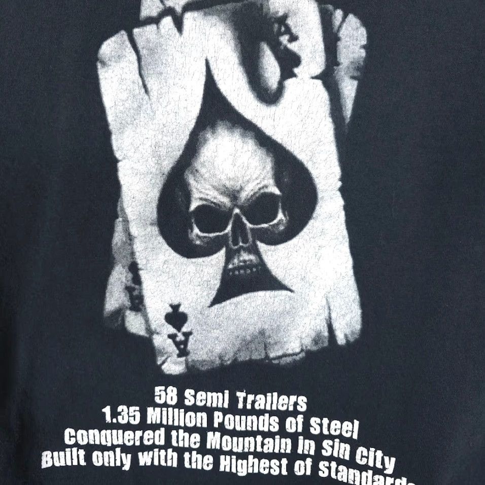 Vintage Ace Of Spades Skull T Shirt Mens Size Medium Black James Thomas Productions Size US M / EU 48-50 / 2 - 5 Thumbnail