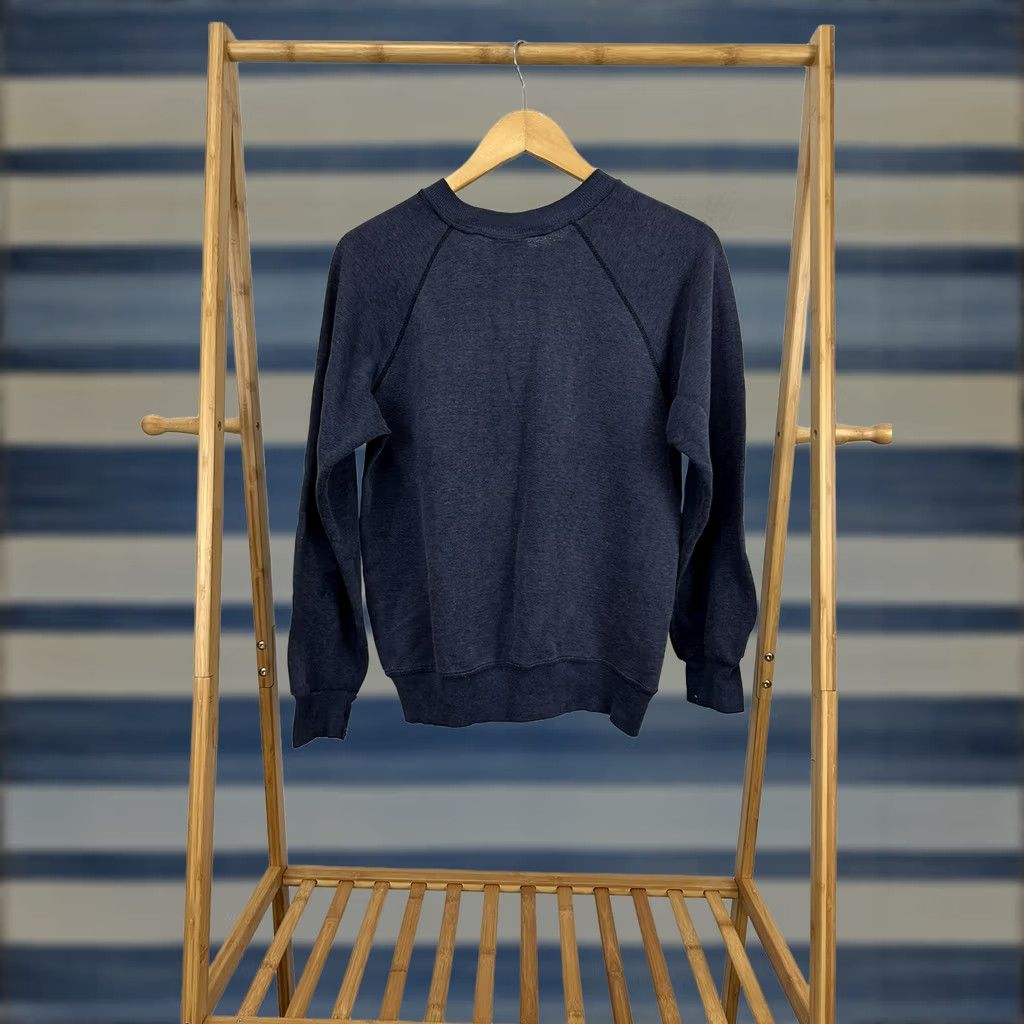 Vintage VINTAGE 80s University of Michigan Star Raglan Sweatshirt M Blue Mens Size US M / EU 48-50 / 2 - 1 Thumbnail