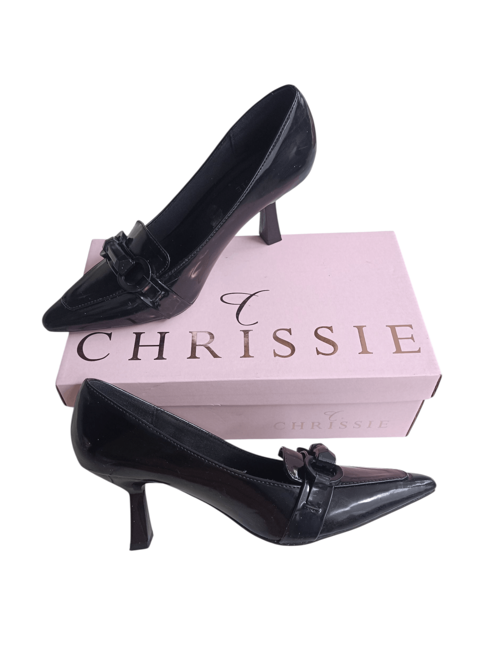 Other Chrissie heels full black Size US 8 / IT 38 - 1 Thumbnail