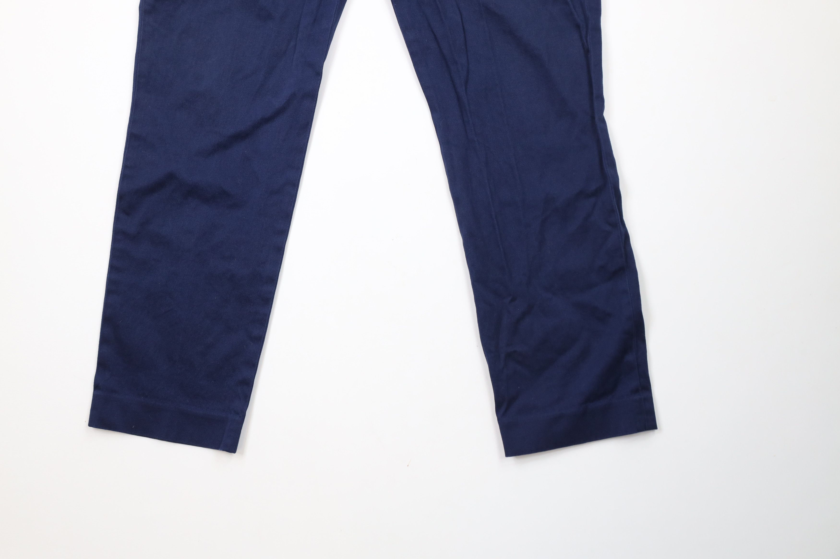 J.Crew × Vintage J Crew Bowery Stretch Slim Fit Chino Pants Trousers Blue Size US 31 - 4 Thumbnail