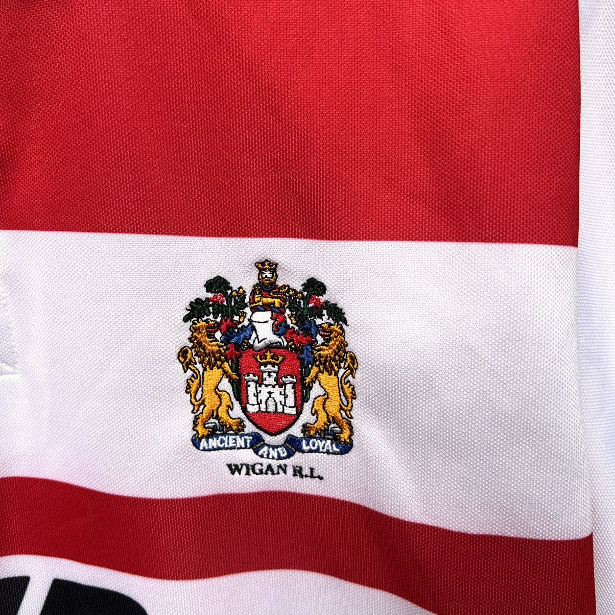 Adidas ADIDAS RUGBY LEAGUE WIGAN WARRIORS 2000/2001 SHIRT JERSEY Size US L / EU 52-54 / 3 - 4 Thumbnail