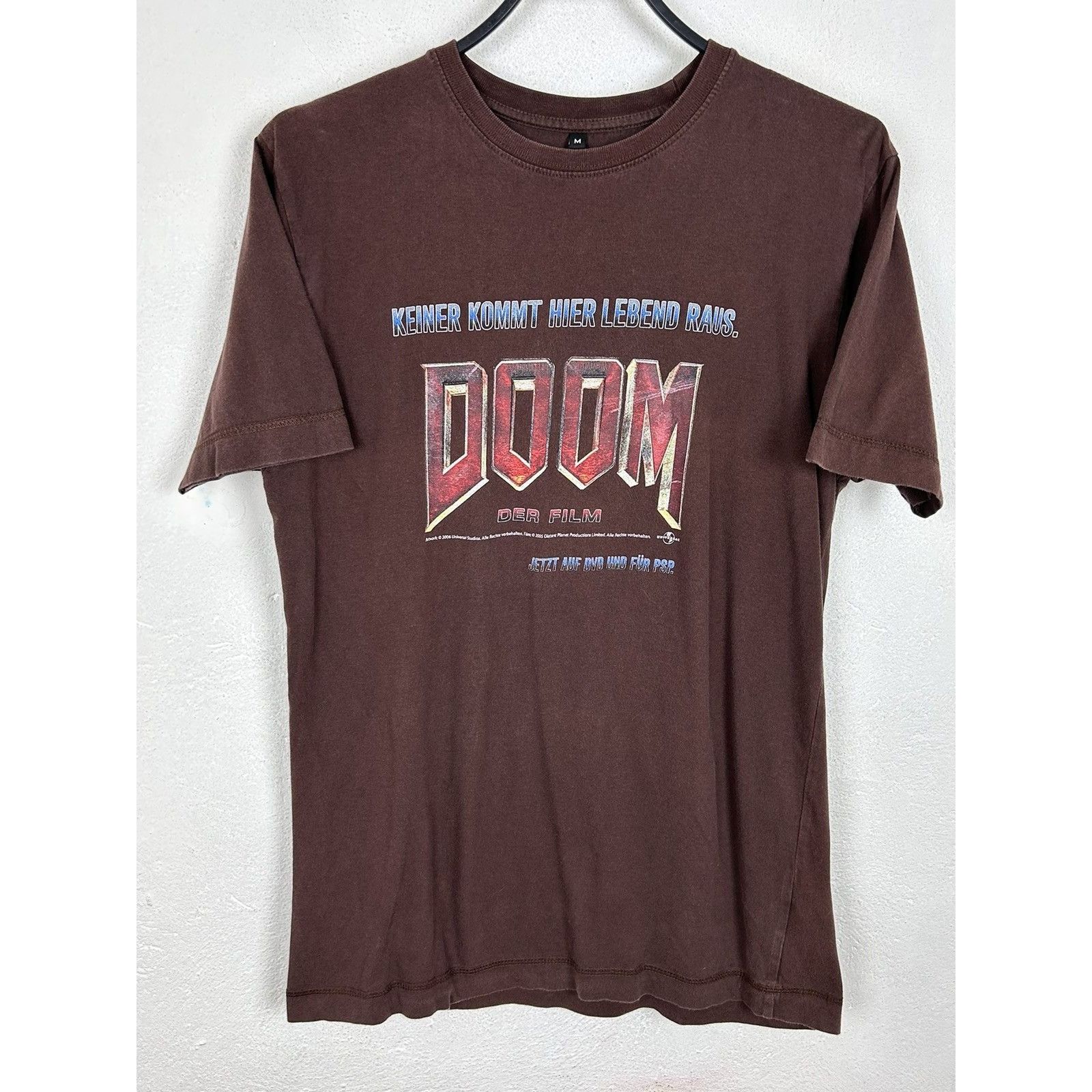 Vintage 00s Vintage Doom The Film 2005 German Promo Rare T-Shirt Size US M / EU 48-50 / 2 - 1 Thumbnail