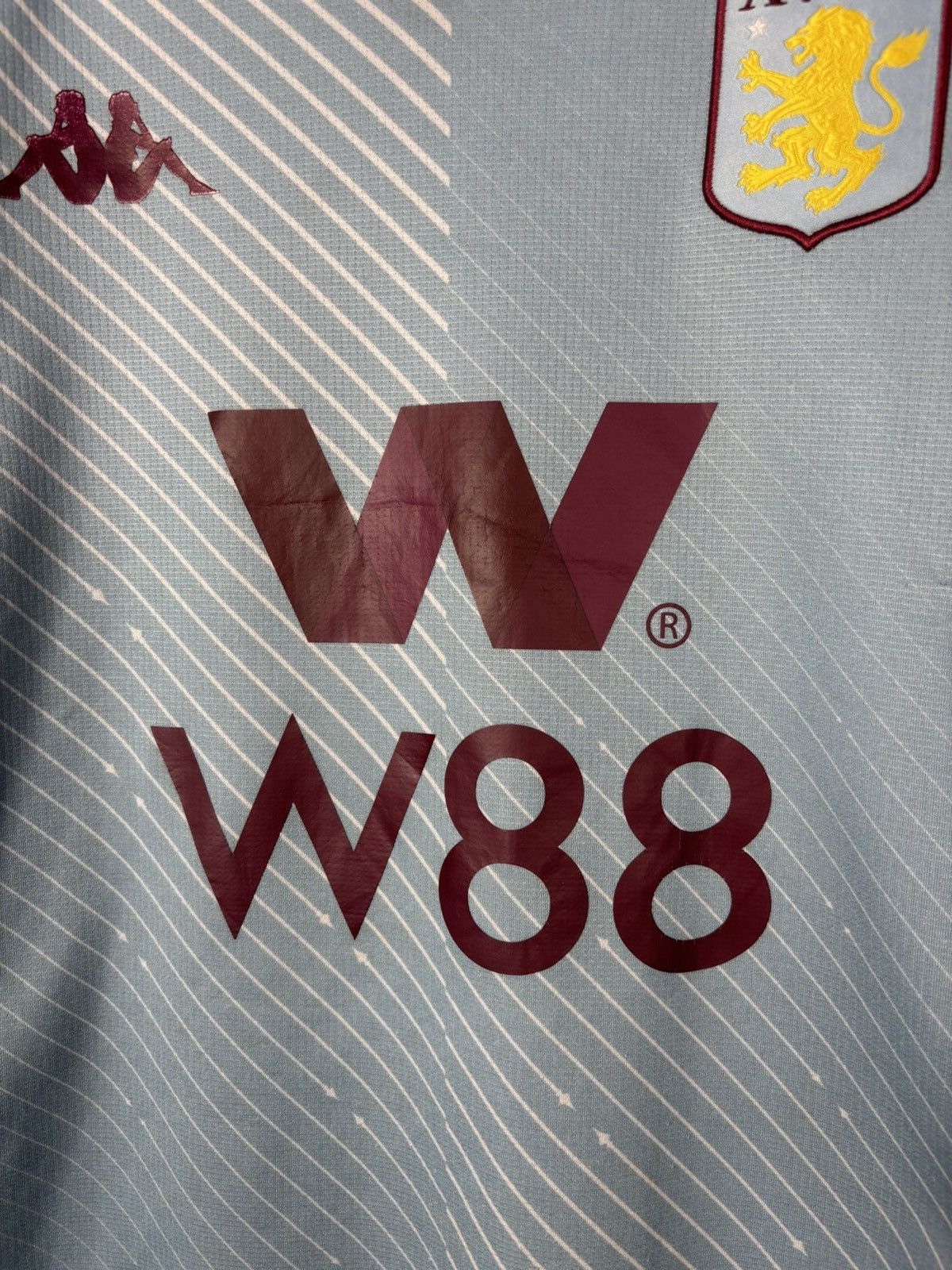 Kappa Aston Villa Kappa 2019/20 Pro Away Soccer Jersey Shirt Size US M / EU 48-50 / 2 - 5 Thumbnail