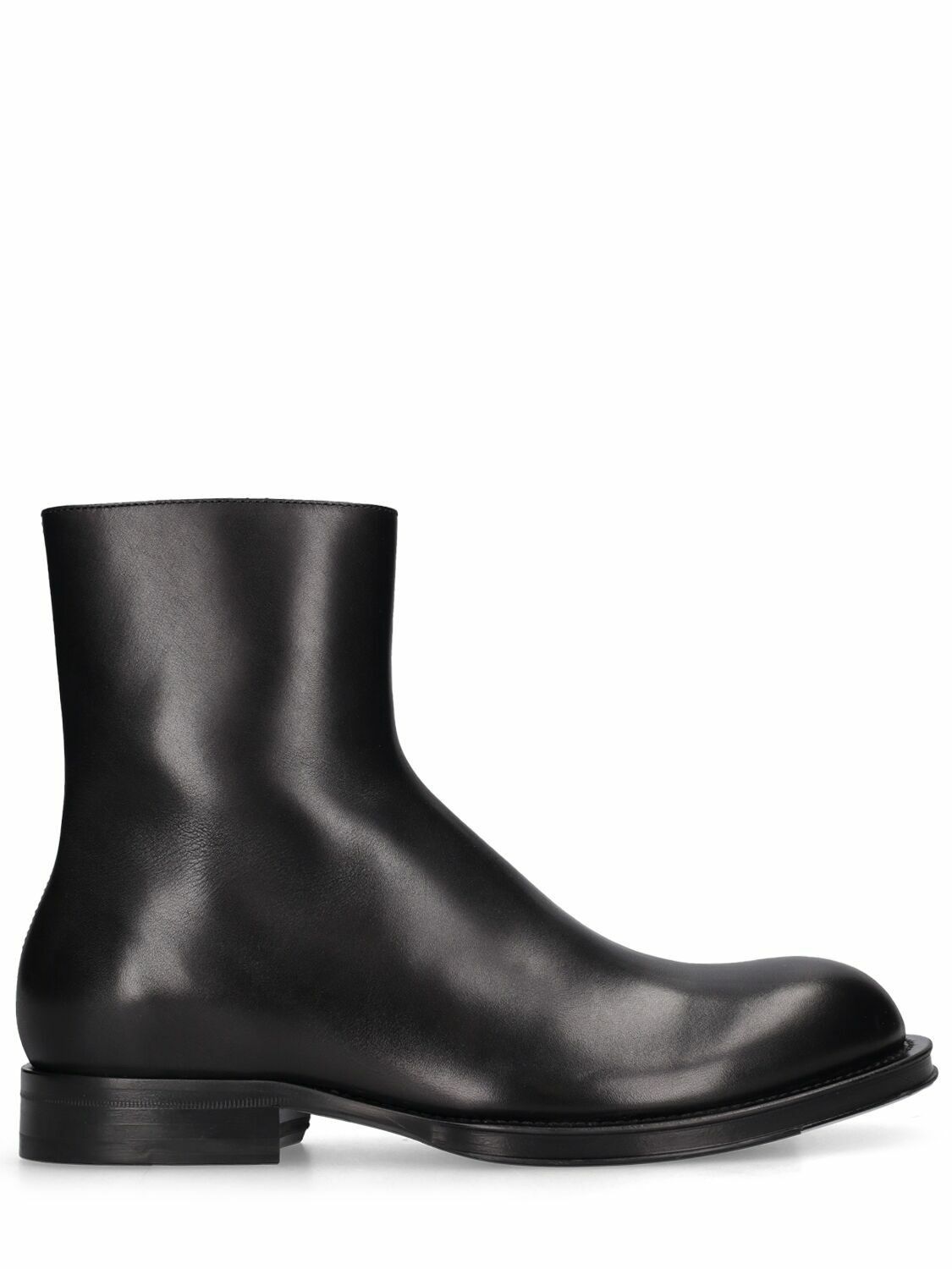Lanvin o1tko11025 Side-Zip Boots in Black Size US 11 / EU 44 - 1 Thumbnail