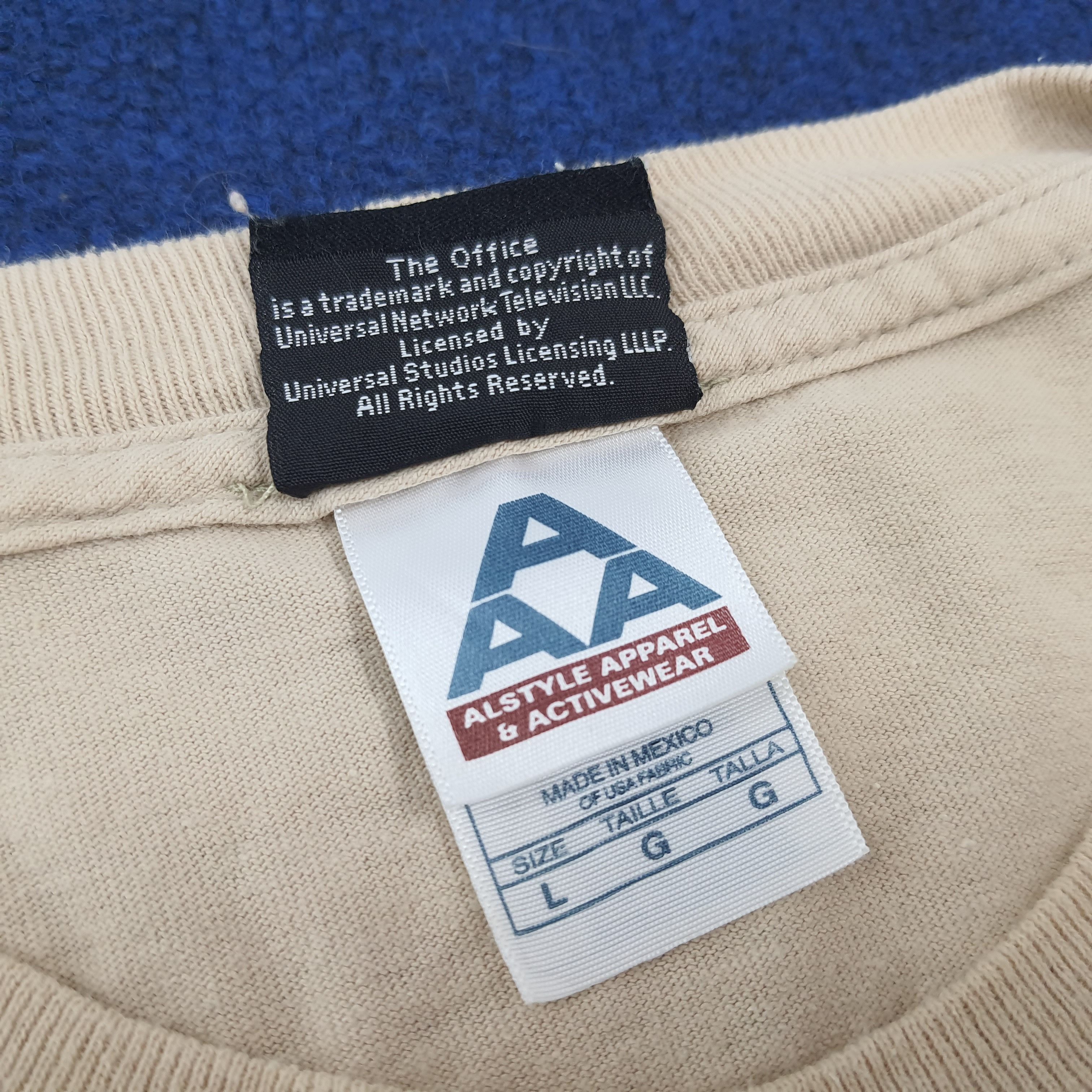 Vintage Vintage The Office DUNDER MIFFLIN American TV Series T-Shirt Size US L / EU 52-54 / 3 - 6 Thumbnail