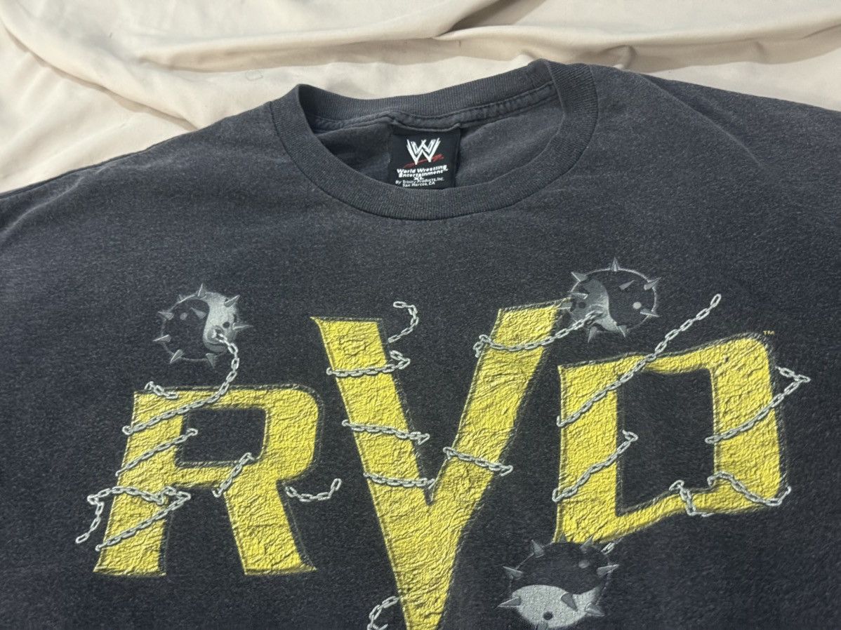 Vintage Vintage 2000s WWE Rob Van Dam RVD T Shirt Size US XL / EU 56 / 4 - 8 Thumbnail