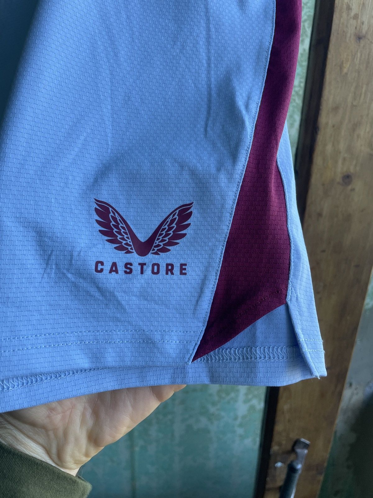 Castore NWT Aston Villa Castore 2023/24 Football Soccer Shorts Size US 34 / EU 50 - 3 Thumbnail