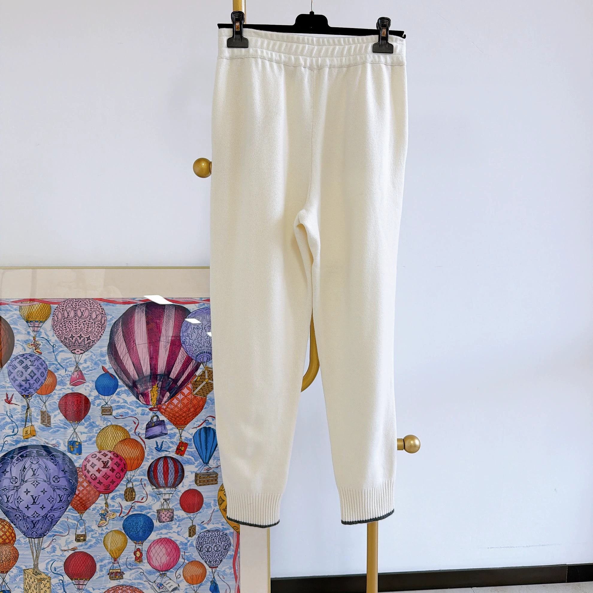 Brunello Cucinelli BC Beige Cashmere Trousers S Size 26" / US 2 / IT 38 - 2 Thumbnail