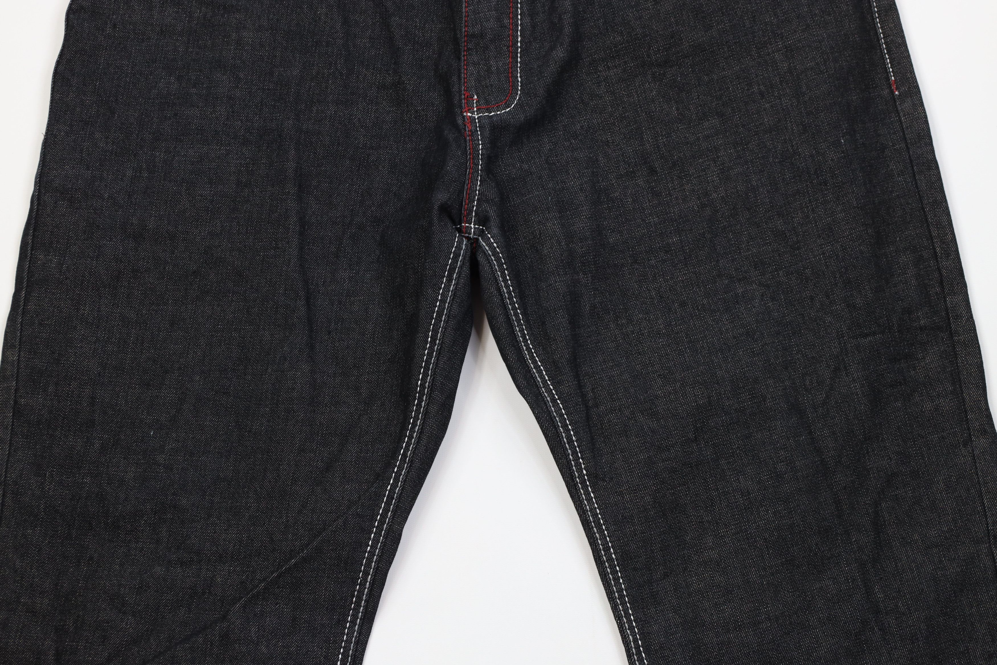 Vintage Vintage Y2K Streetwear UFC MMA Wide Leg Denim Jeans Black Size US 40 / EU 56 - 3 Thumbnail
