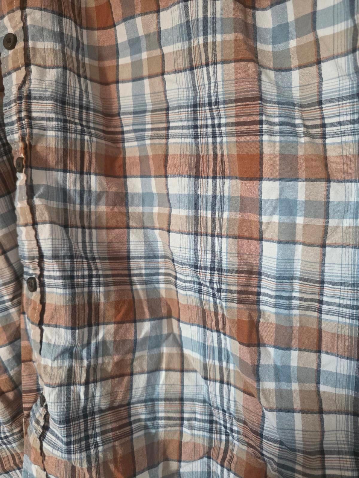 Unknown London Mutual Weave Men's Short Sleeve Plaid Button-Up Shirt 2X LT Size US XXL / EU 58 / 5 - 5 Thumbnail
