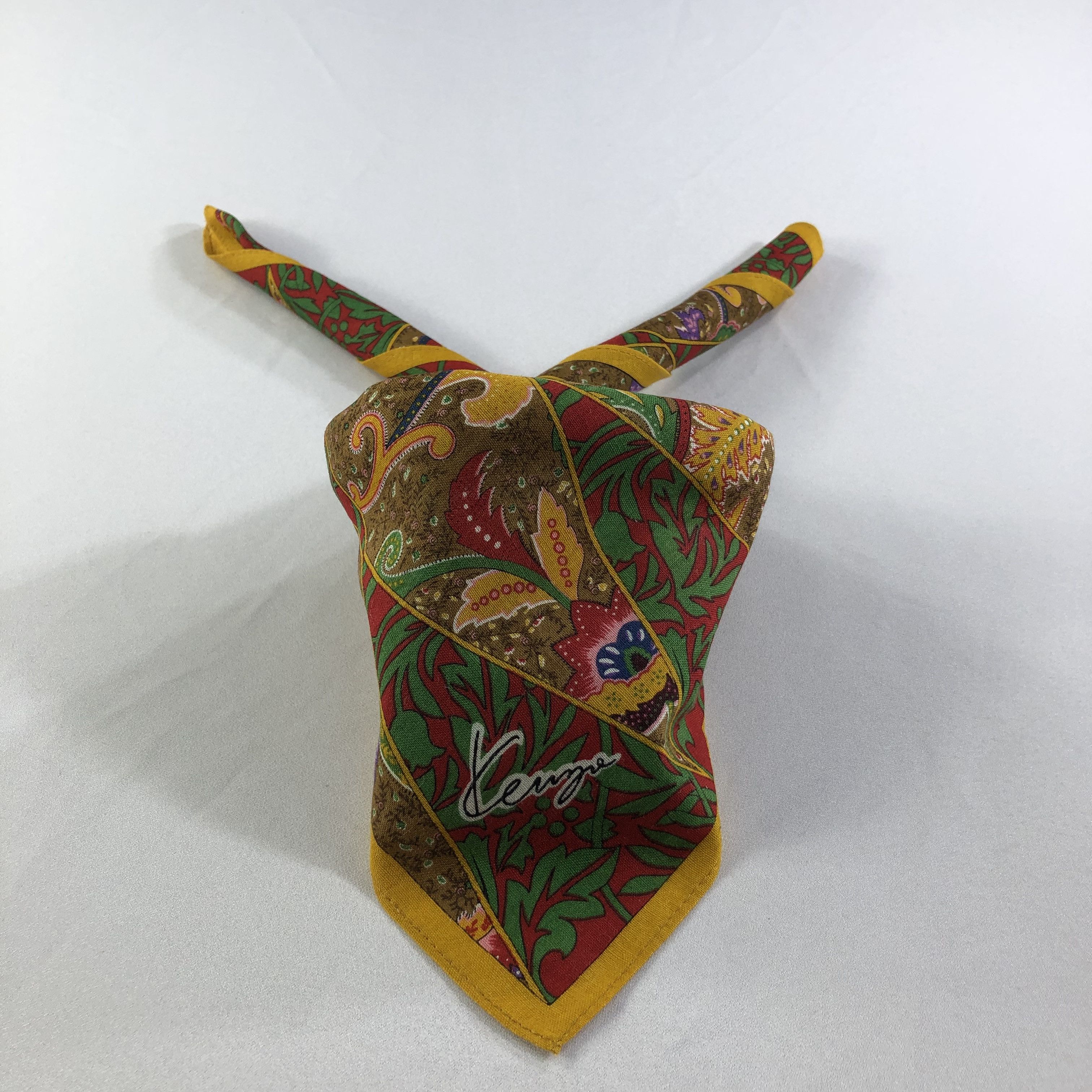 Kenzo Kenzo Handkerchief Neckerchief Bandana H1584 Size ONE SIZE - 2 Thumbnail
