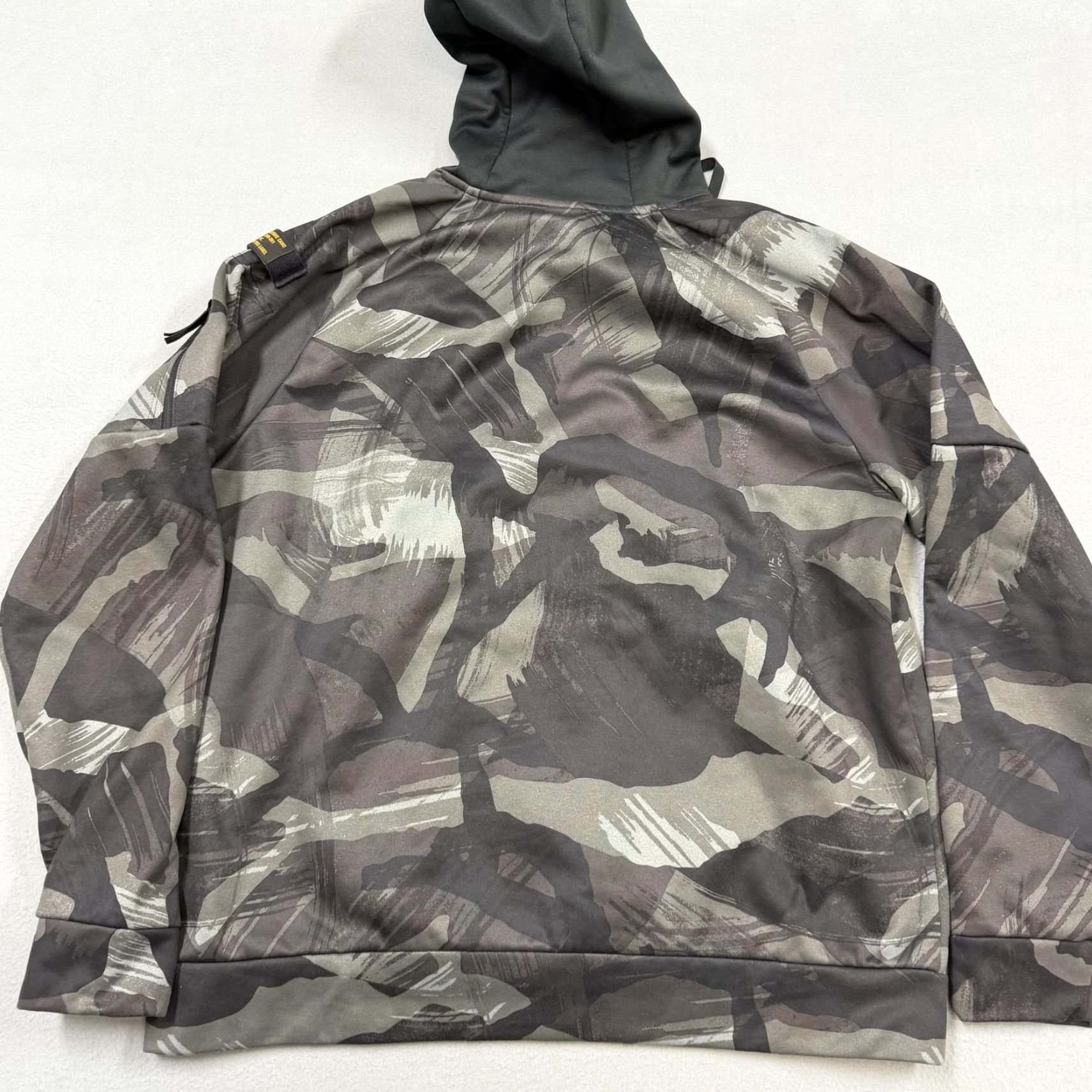 Nike Nike Hoodie Mens Large Gray Camo Therma-FIT Fleece Pullover Logo Sweatshirt Size US L / EU 52-54 / 3 - 5 Thumbnail
