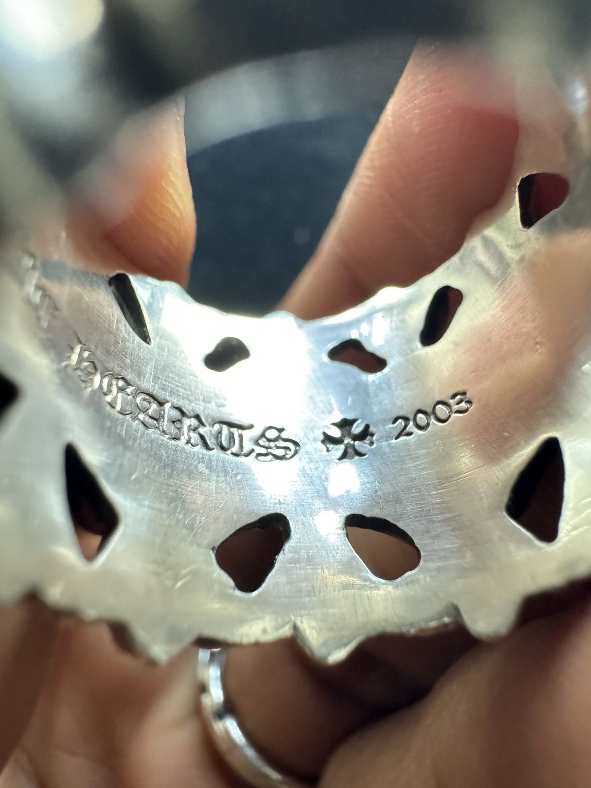 Chrome Hearts Chrome Hearts Cemetery Ring Size ONE SIZE - 9 Thumbnail