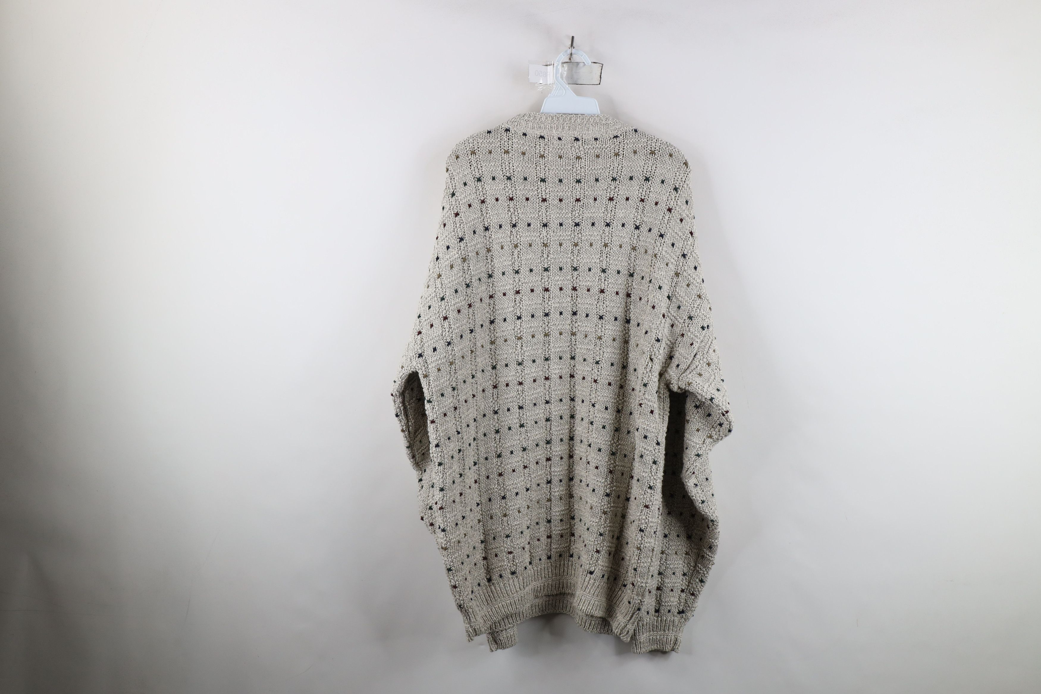 Vintage Vinage 90s Streetwear Rainbow Cotton Ribbed Knit Sweater USA Size US L / EU 52-54 / 3 - 8 Thumbnail