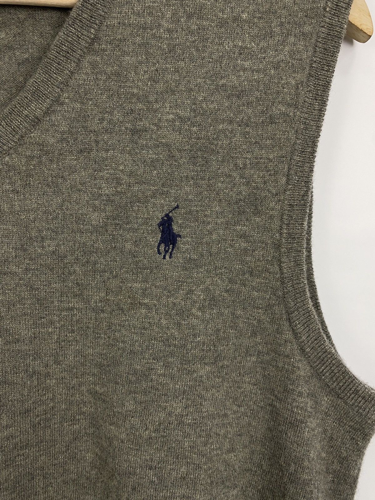 Polo Ralph Lauren 🇺🇸 Vintage 90s Ralph Lauren Merino Wool Knitted Sweater Vest Size US M / EU 48-50 / 2 - 4 Thumbnail