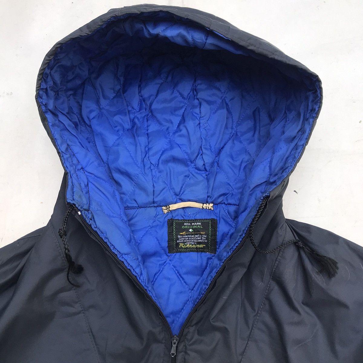 SMOCK × Vintage Rice wear Cagoule anorak Smock Middle Pocket Jacket blue Size US M / EU 48-50 / 2 - 4 Thumbnail