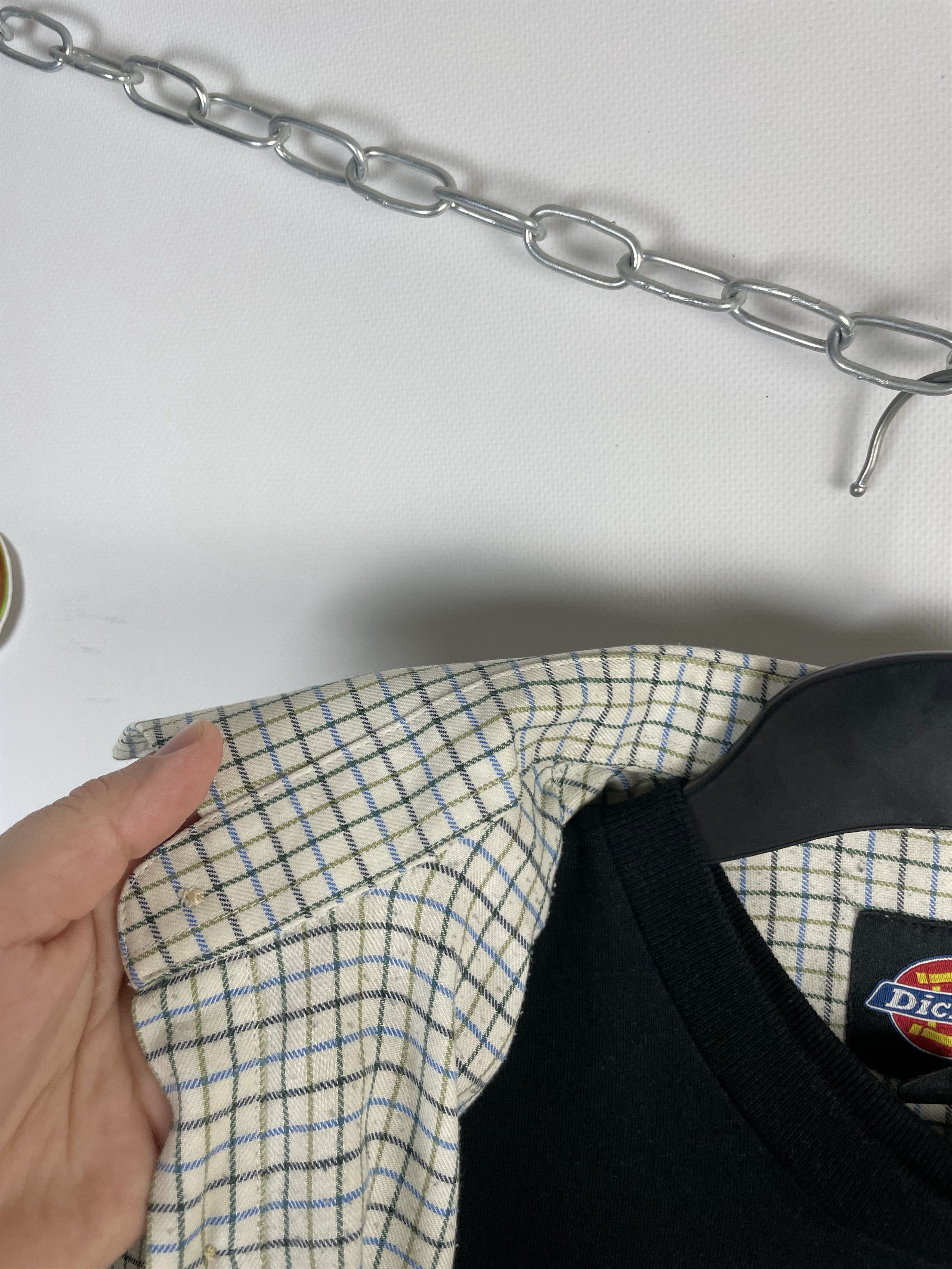 Dickies Flannel Dickies Vintage Mens Shirt Size US L / EU 52-54 / 3 - 6 Thumbnail