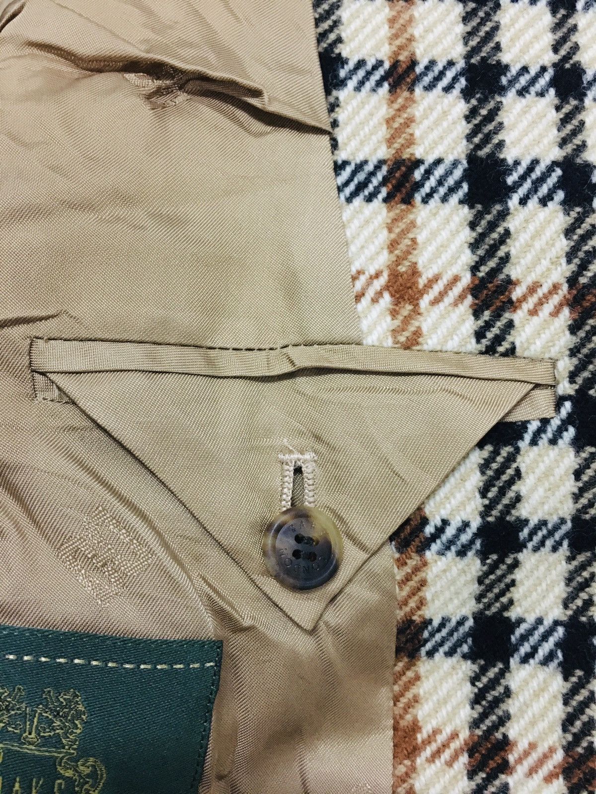 DAKS A06 Daks London 110th Anniversary Checkered Blazer Size M / US 6-8 / IT 42-44 - 9 Thumbnail
