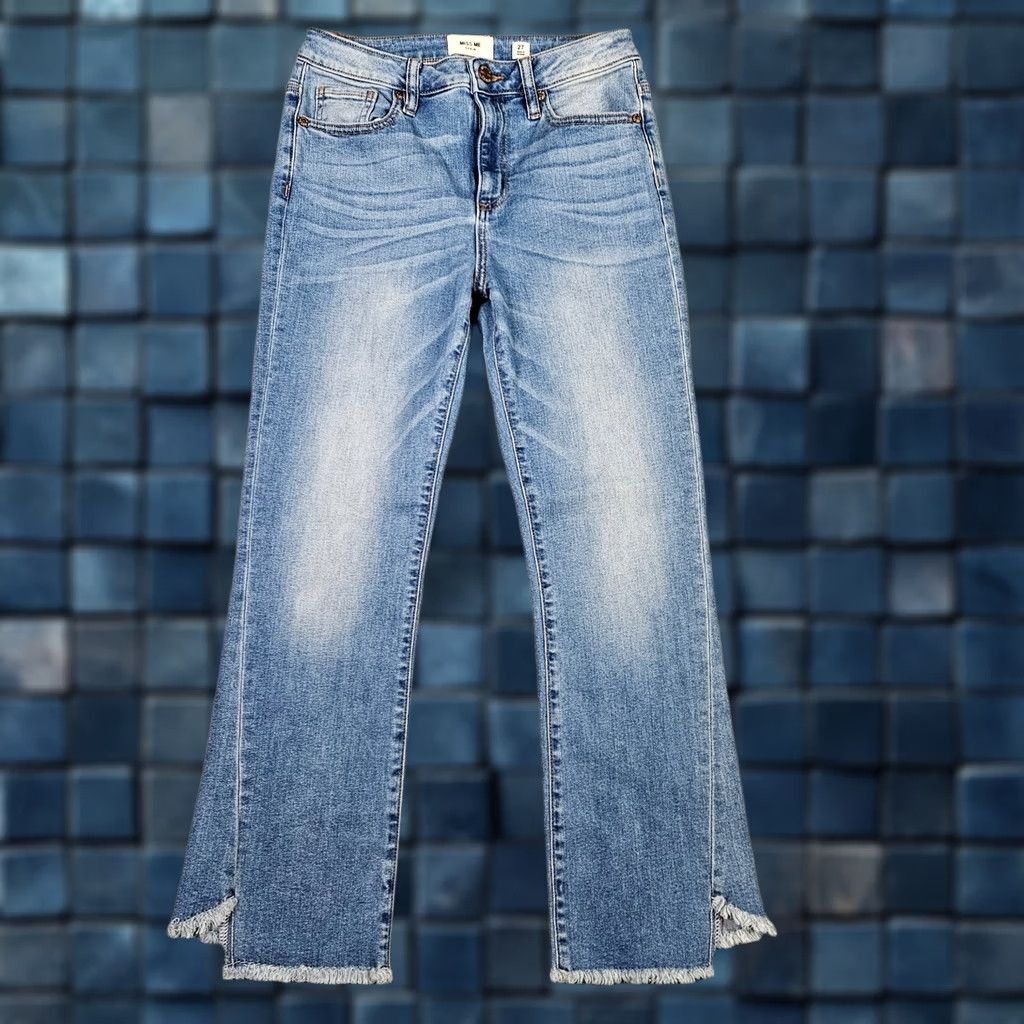 Miss Me Miss Me Denim High-Rise Crop Boot Women's blue Casual Jeans Size 27 Size 27" / US 4 / IT 40 - 1 Thumbnail