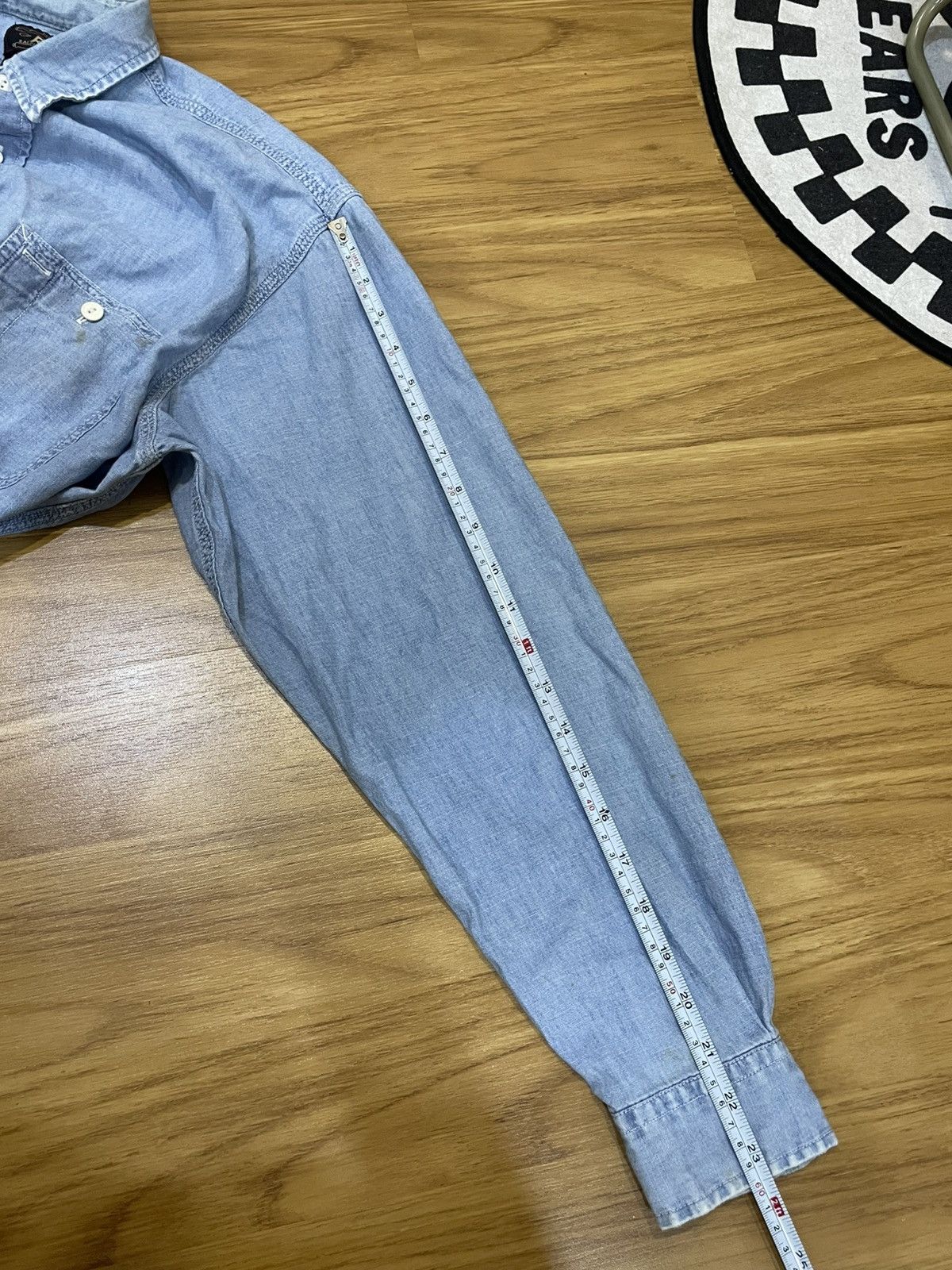 RRL Ralph Lauren RRL Ralph Lauren Western Denim L/S Button Up Shirt Size US L / EU 52-54 / 3 - 10 Thumbnail