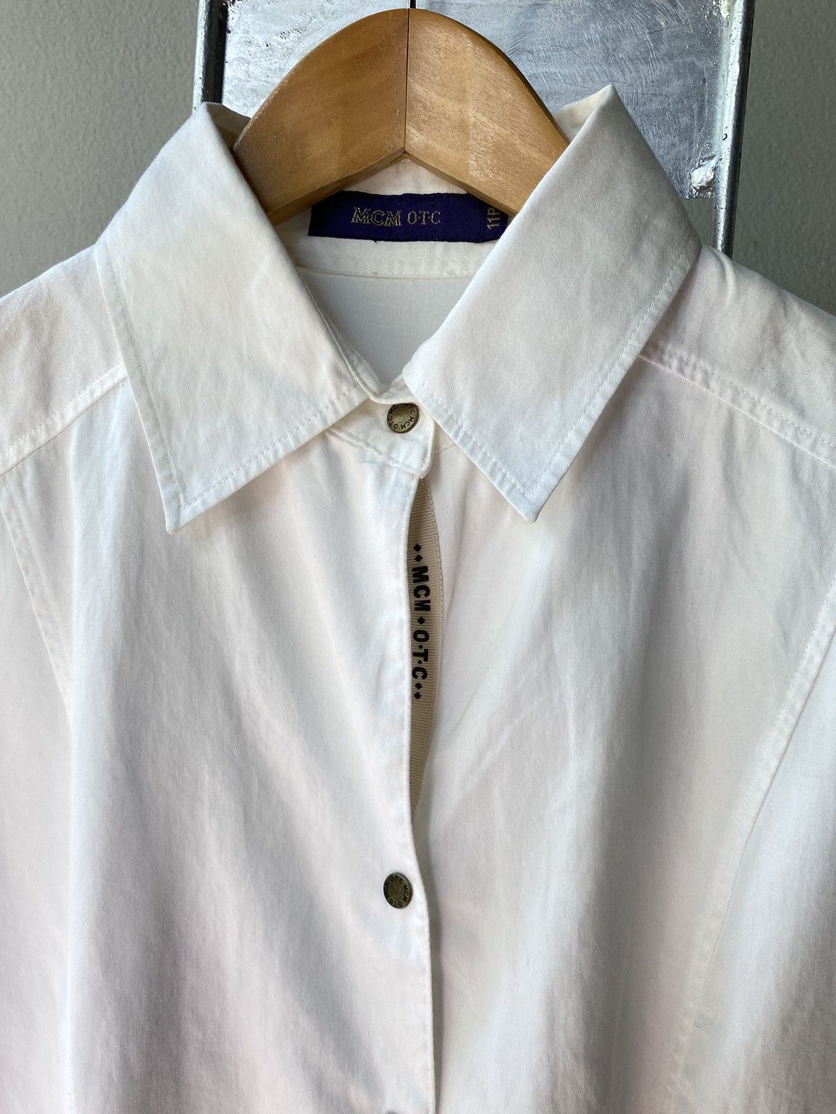 MCM MCM OTC Long-Sleeve White Shirt Size ONE SIZE - 3 Thumbnail