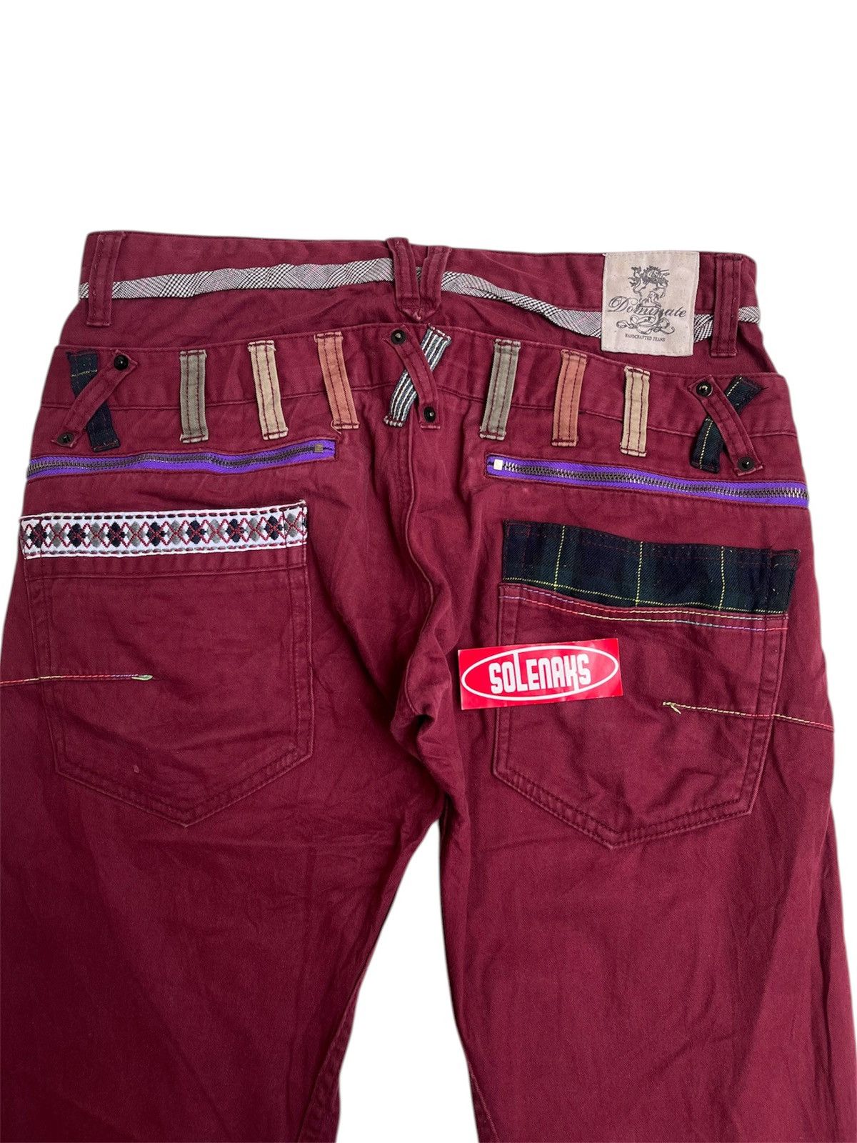 Japanese Brand Y2K Dominate double waist pants punk style vintage Size US 34 / EU 50 - 3 Thumbnail