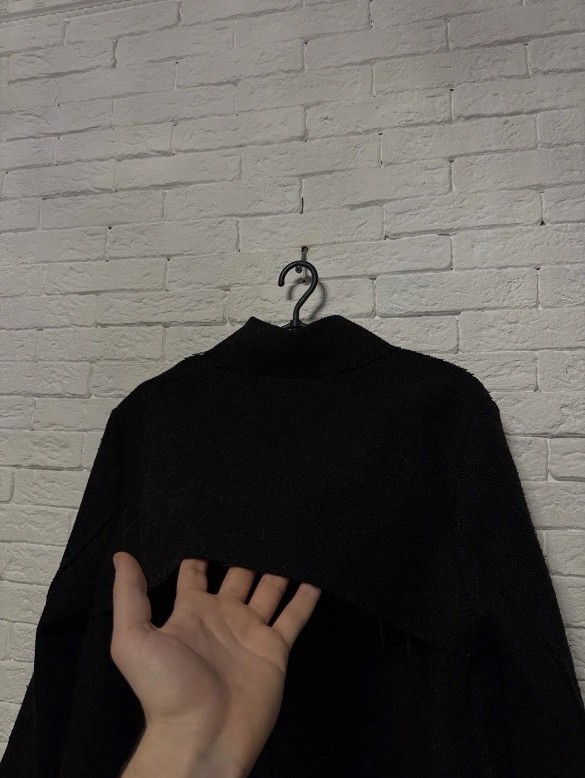 Cop Copine Cop Copine Wool Avant Garde Long Trench Coat Sz L Size L / US 10 / IT 46 - 15 Thumbnail