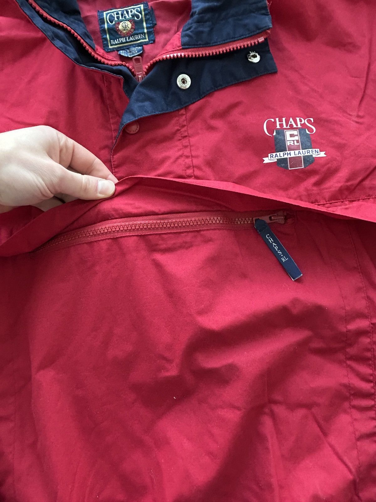 Chaps Ralph Lauren Vintage Y2K Chaps Ralph Lauren Anorak Jacket Size US L / EU 52-54 / 3 - 3 Thumbnail