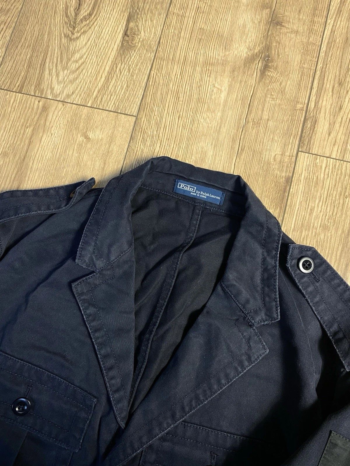 Polo Ralph Lauren Polo Ralph Lauren Military Sports Jacket Sz L Utility Navy Size US L / EU 52-54 / 3 - 5 Thumbnail