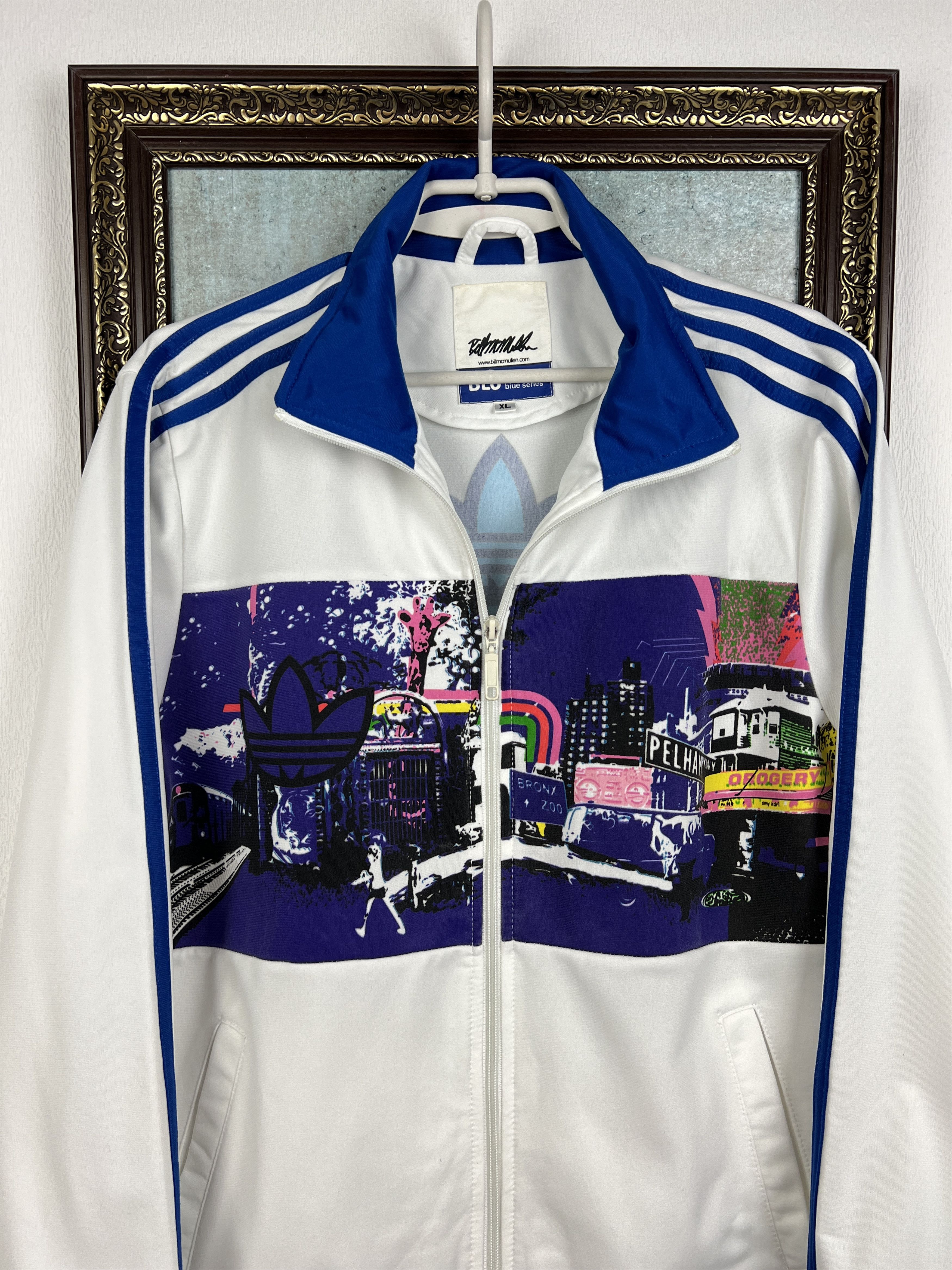 Adidas AdidasxBill McMullen Adicolour BL6 NYC Bronx TrackTop Jacket Size US XL / EU 56 / 4 - 2 Thumbnail