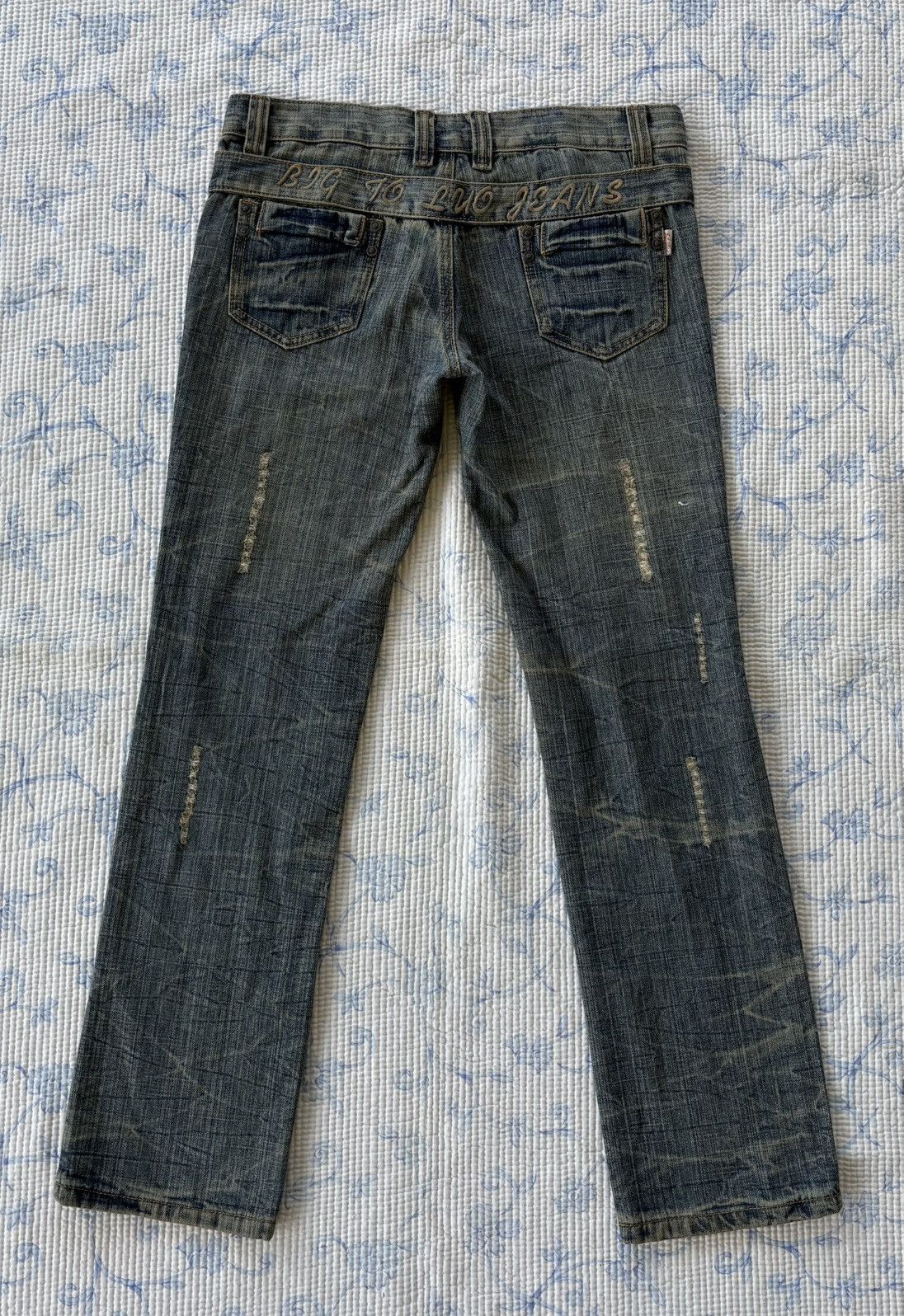 Vintage Vintage ZLR Streetwear Jeans Distressed Denim Size US 32 / EU 48 - 6 Thumbnail