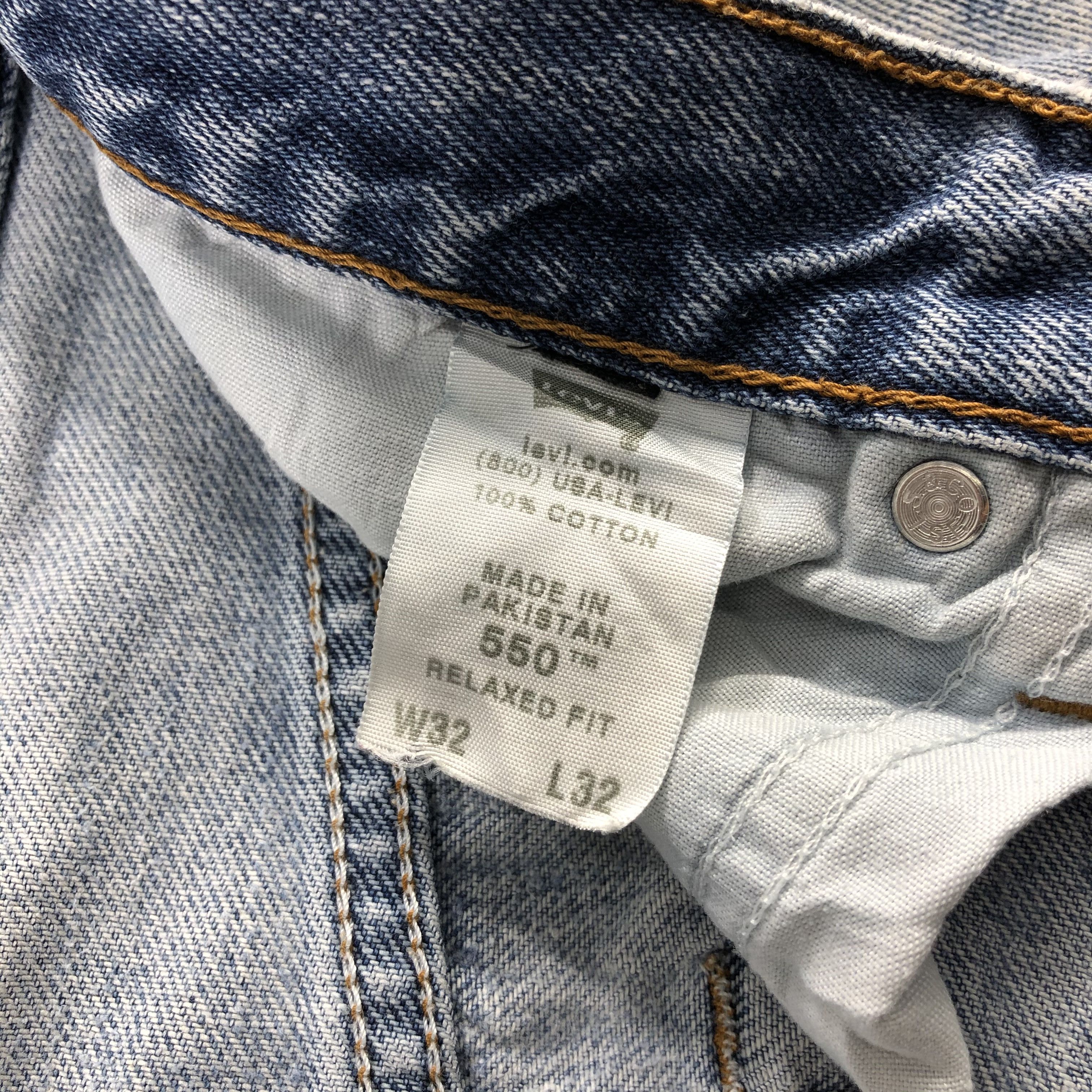 Levi's × Vintage Vintage Levis Jeans Lot 550-JM978 Size US 31 - 11 Thumbnail